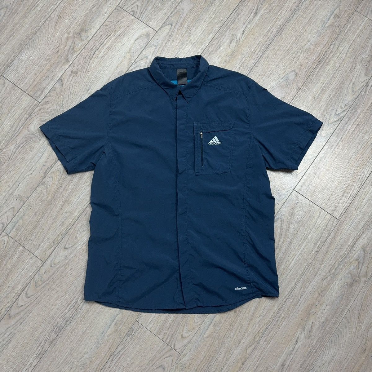 Adidas Vintage Adidas Y2K 00s Short Sleeve Utility Multi Pocket Tee Size US XL / EU 56 / 4 - 1 Thumbnail
