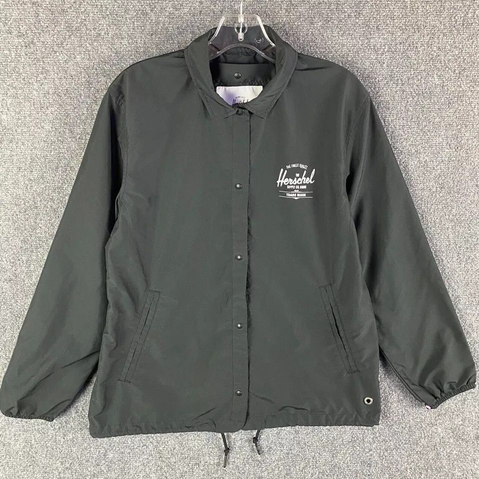 Herschel Supply Co. Herschel Supply Co Windbreaker Jacket Women's Small Snap Size S / US 4 / IT 40 - 1 Thumbnail