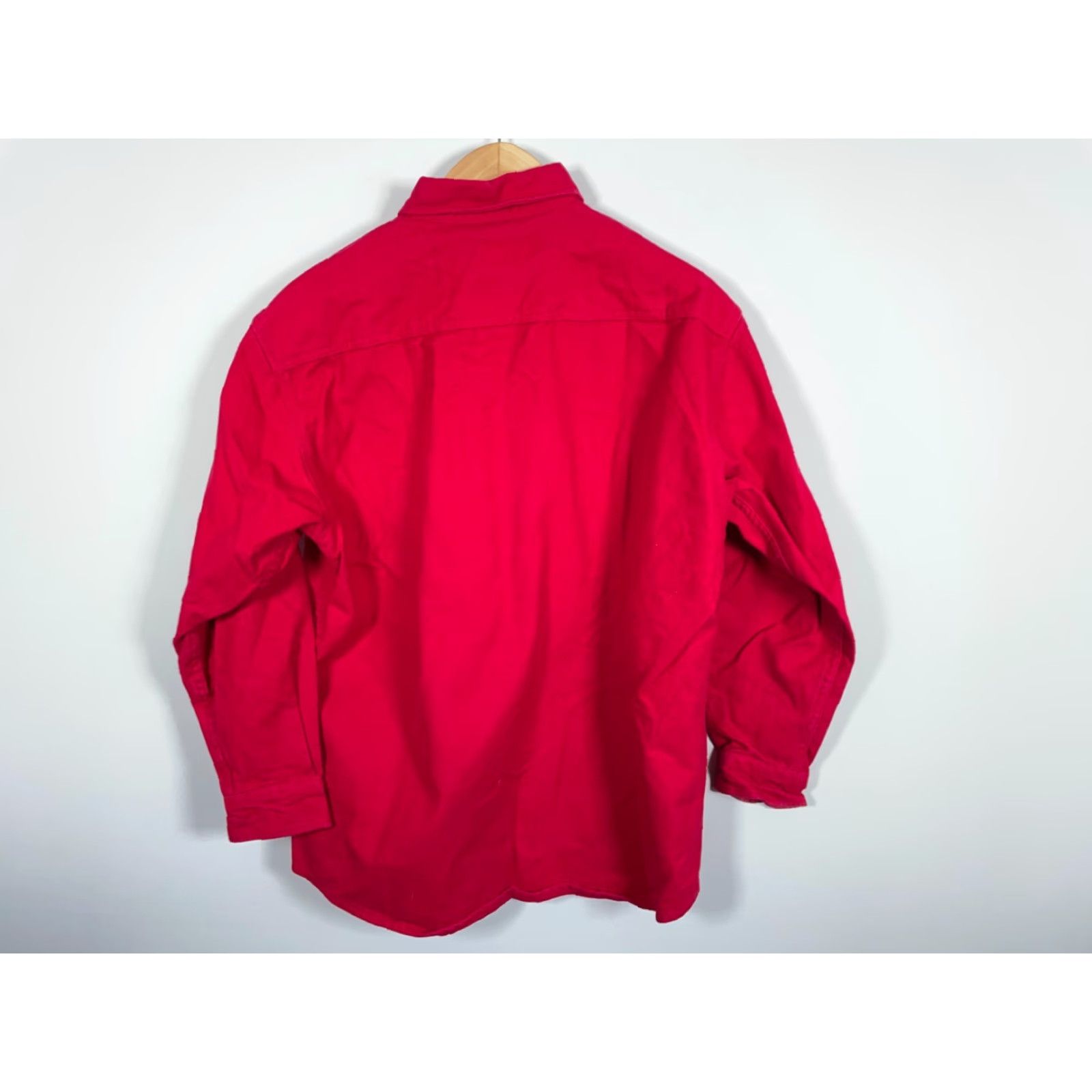 Vintage VINTAGE Five Brothers Chamois Flannel Shirt Mens XL Red Heavyweight Workwear Button-Up Long Sleeve Collared 90s Grunge Retro Size US XL / EU 56 / 4 - 2 Thumbnail