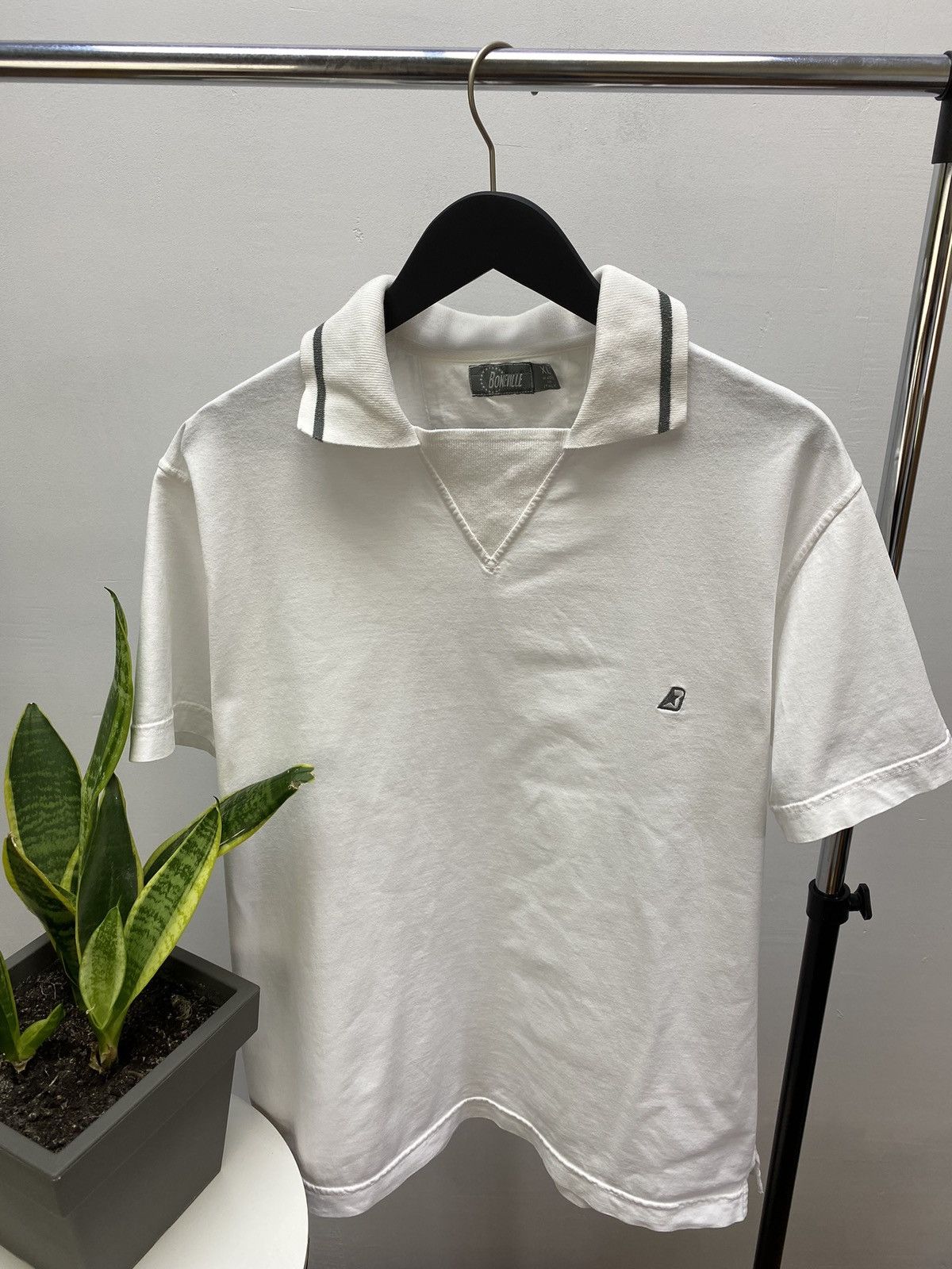 Boneville × Stone Island × Vintage Vintage Boneville Massimo Osti Polo Rare Streetwear Size XL Size US XL / EU 56 / 4 - 4 Thumbnail
