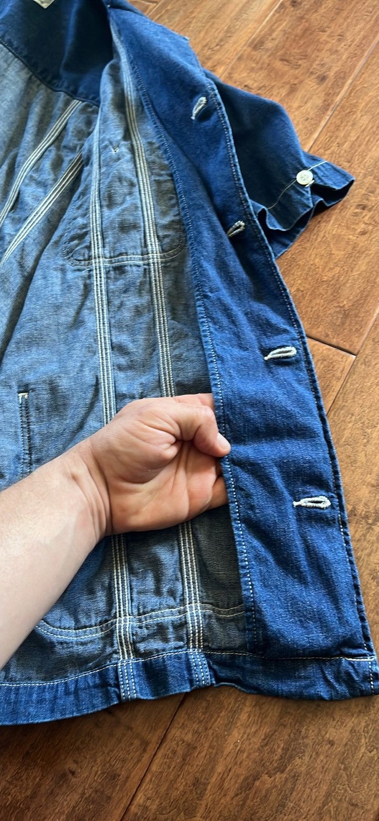 Beams Plus × Orslow Denim Cuban Shirt Size US S / EU 44-46 / 1 - 9 Thumbnail
