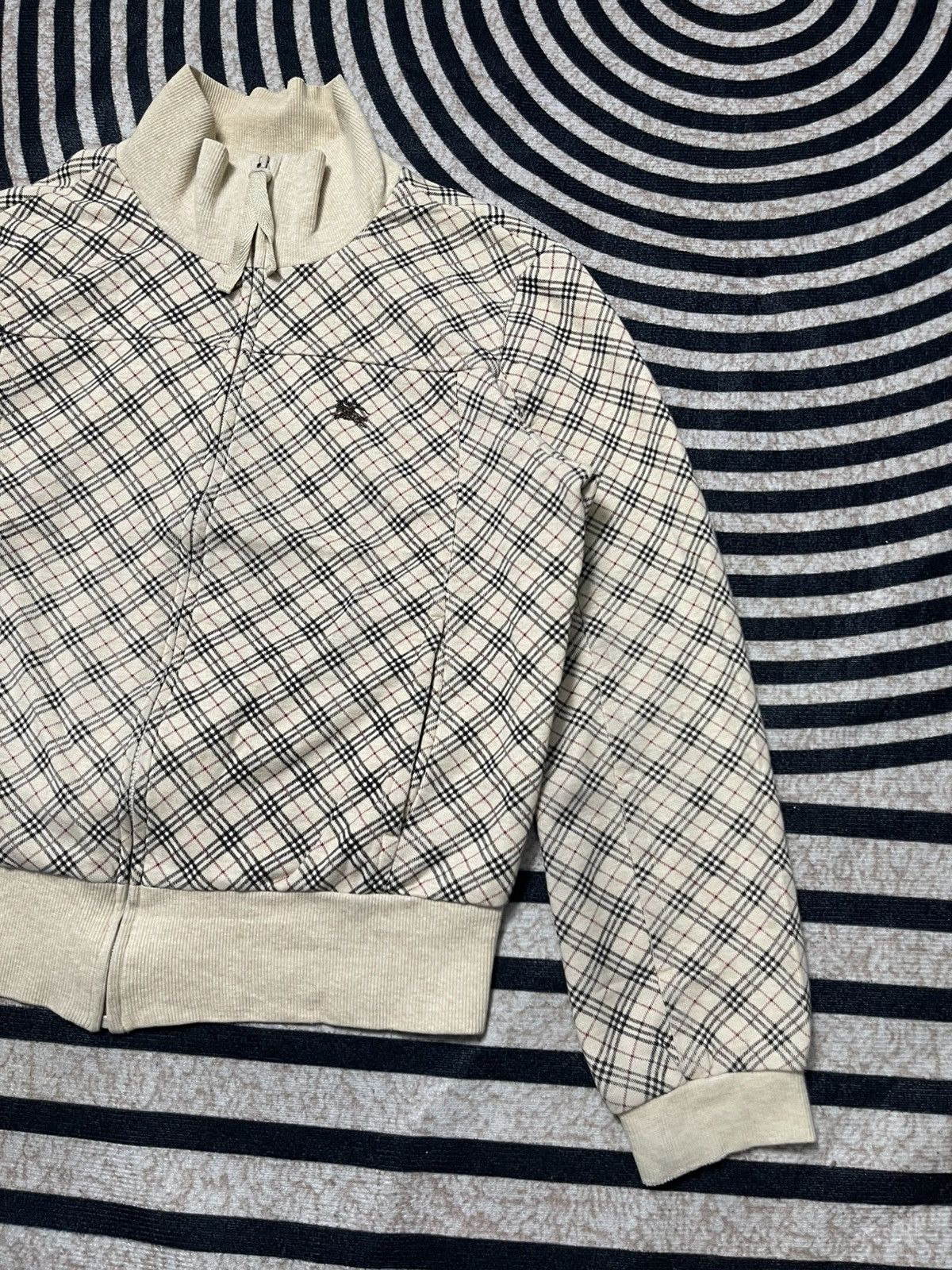 Burberry 🐐90s BURBERRY LONDON BLUE LABEL NOVACHECK SWEATER Size XS / US 0-2 / IT 36-38 - 4 Thumbnail