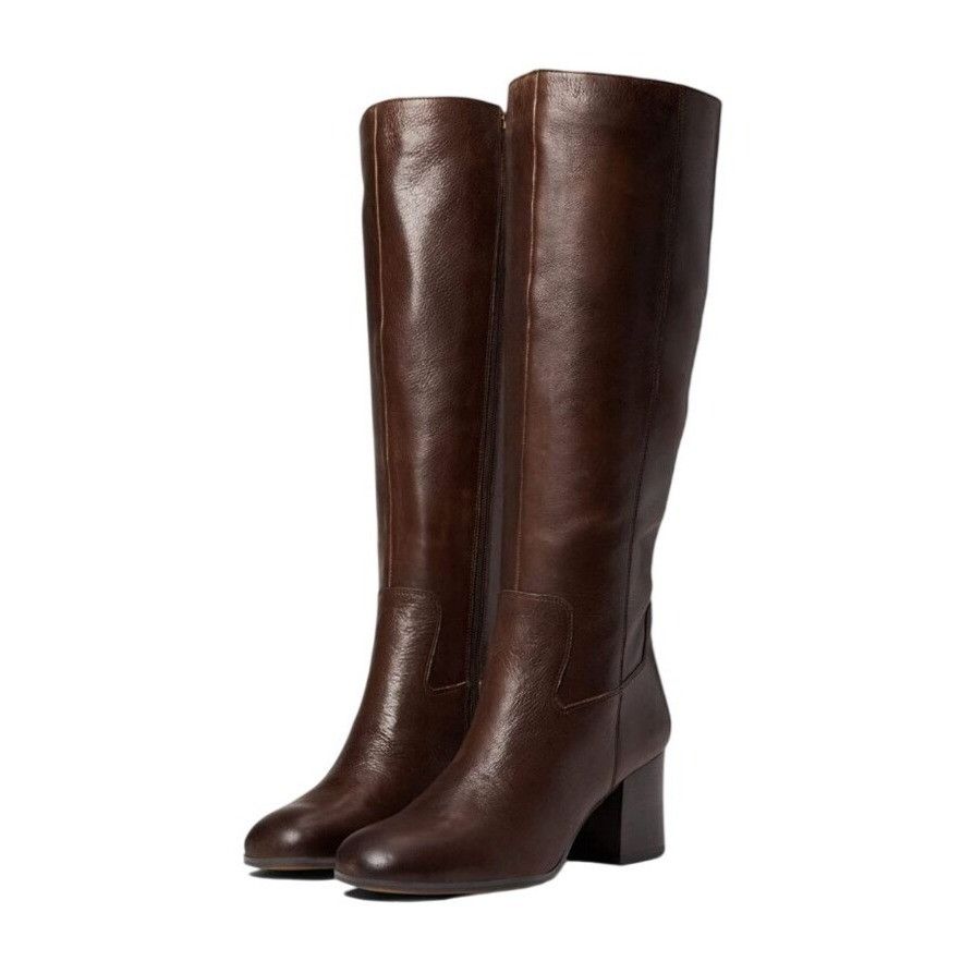 Franco Sarto FRANCO SARTO / Anberlin / Brown / Genuine Leather / Knee-Hig Size US 5.5 / IT 35.5 - 2 Thumbnail