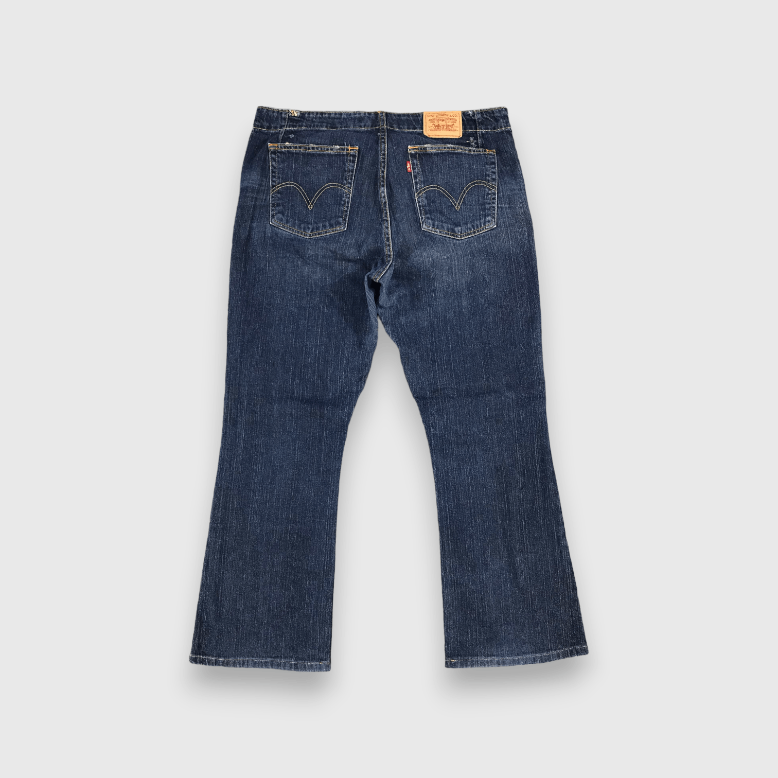 Levi's Vintage Blue Wash Levis 525 Boot Cut Jeans-J916 Size US 37 - 2 Thumbnail