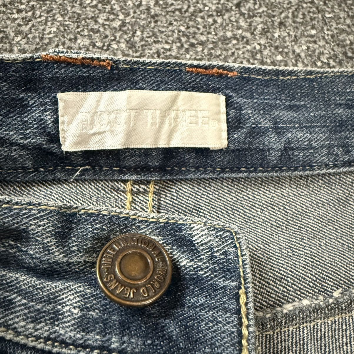 14th Addiction Vintage 2000 Y2K Boot There Clawmark Natural Denim Size US 29 - 14 Thumbnail