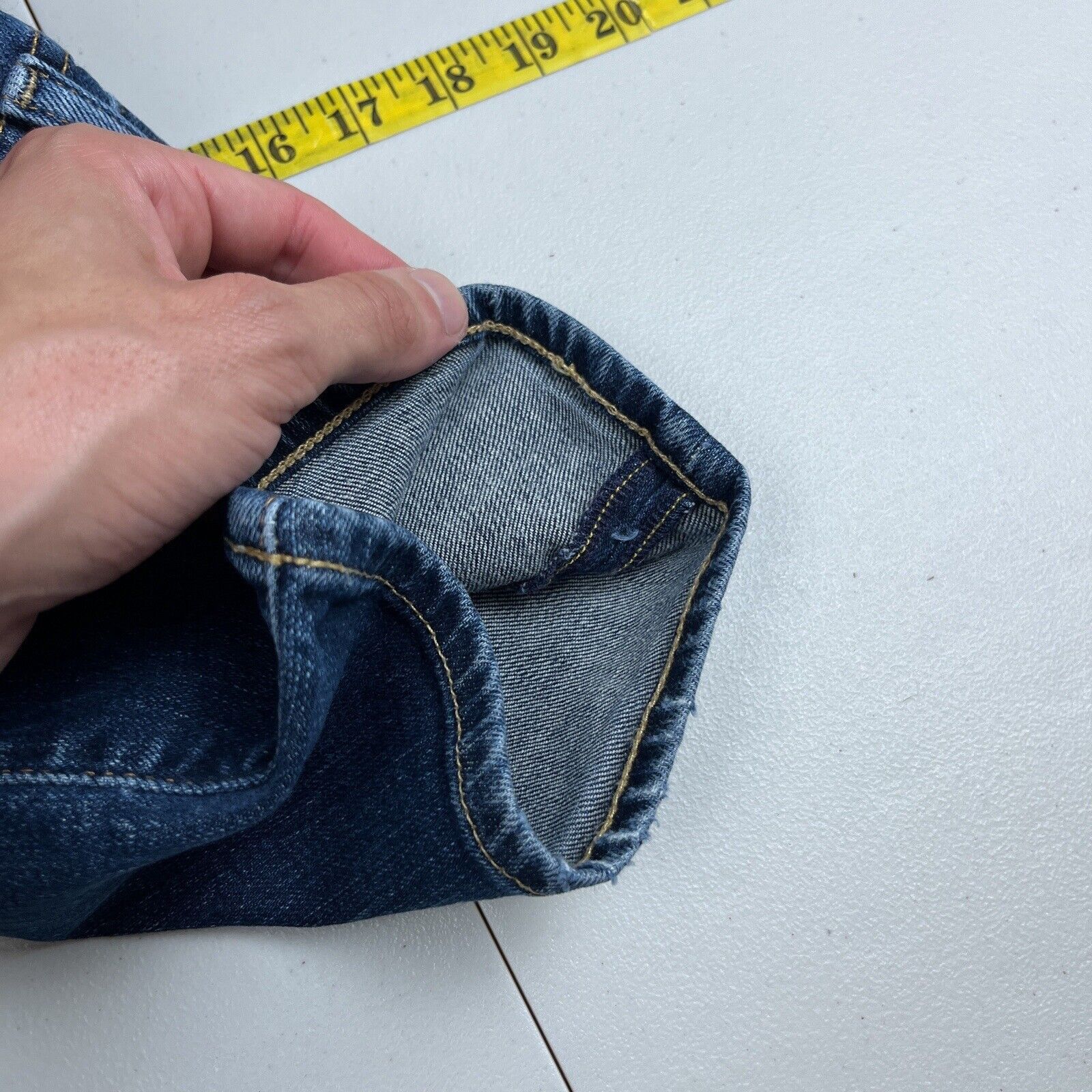 Polo Ralph Lauren Polo Ralph Lauren Jeans 33x29 Varick Slim Straight Whiskered Size US 33 - 8 Thumbnail