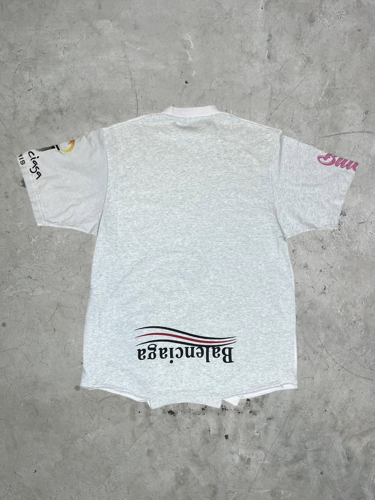 Balenciaga Balenciaga Paris Reconstructed Tee Size US M / EU 48-50 / 2 - 2 Thumbnail