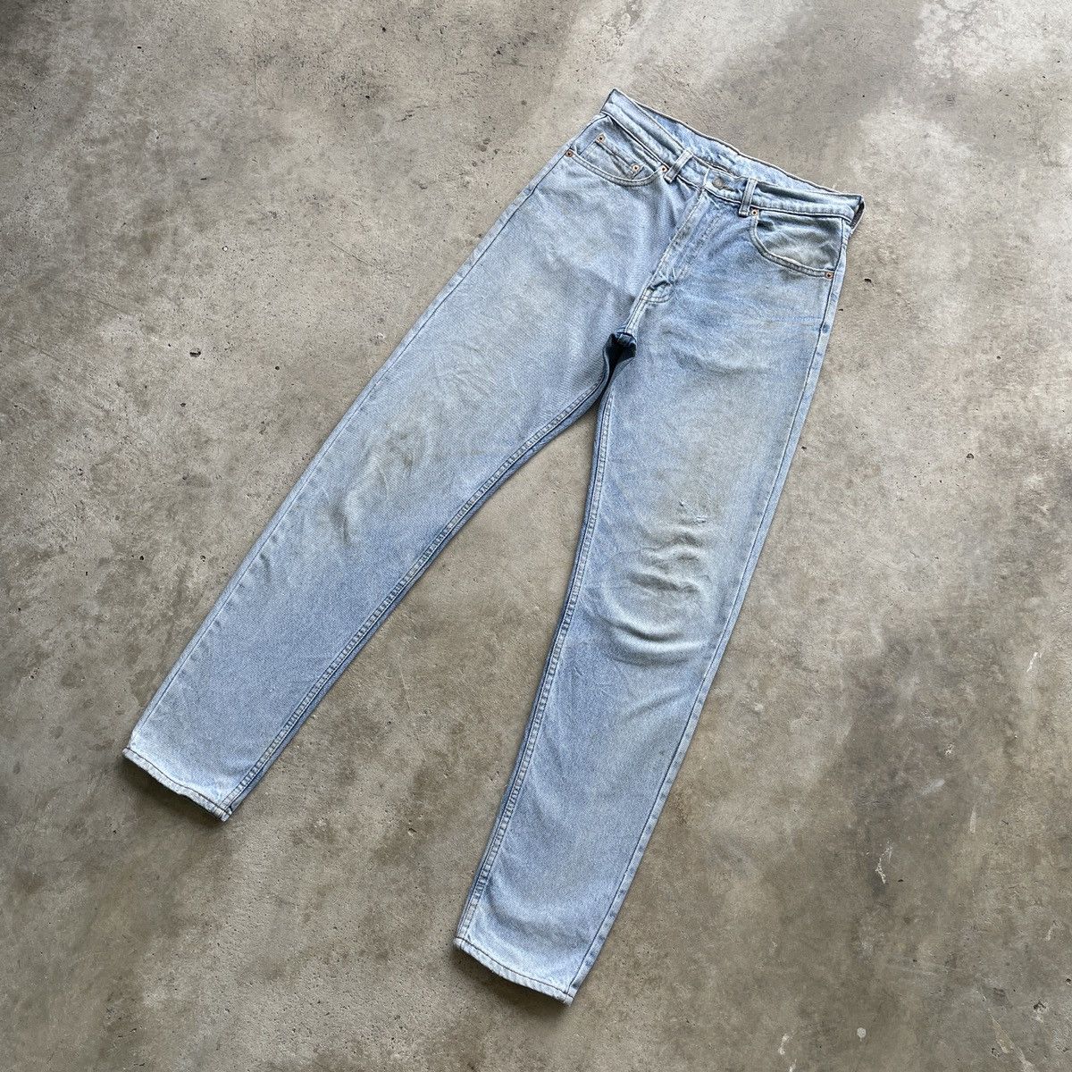 Levi's W29x31.5 Vintage Levi’s Faded Wash Jeans Skinny Denim Pants Size US 29 - 2 Thumbnail