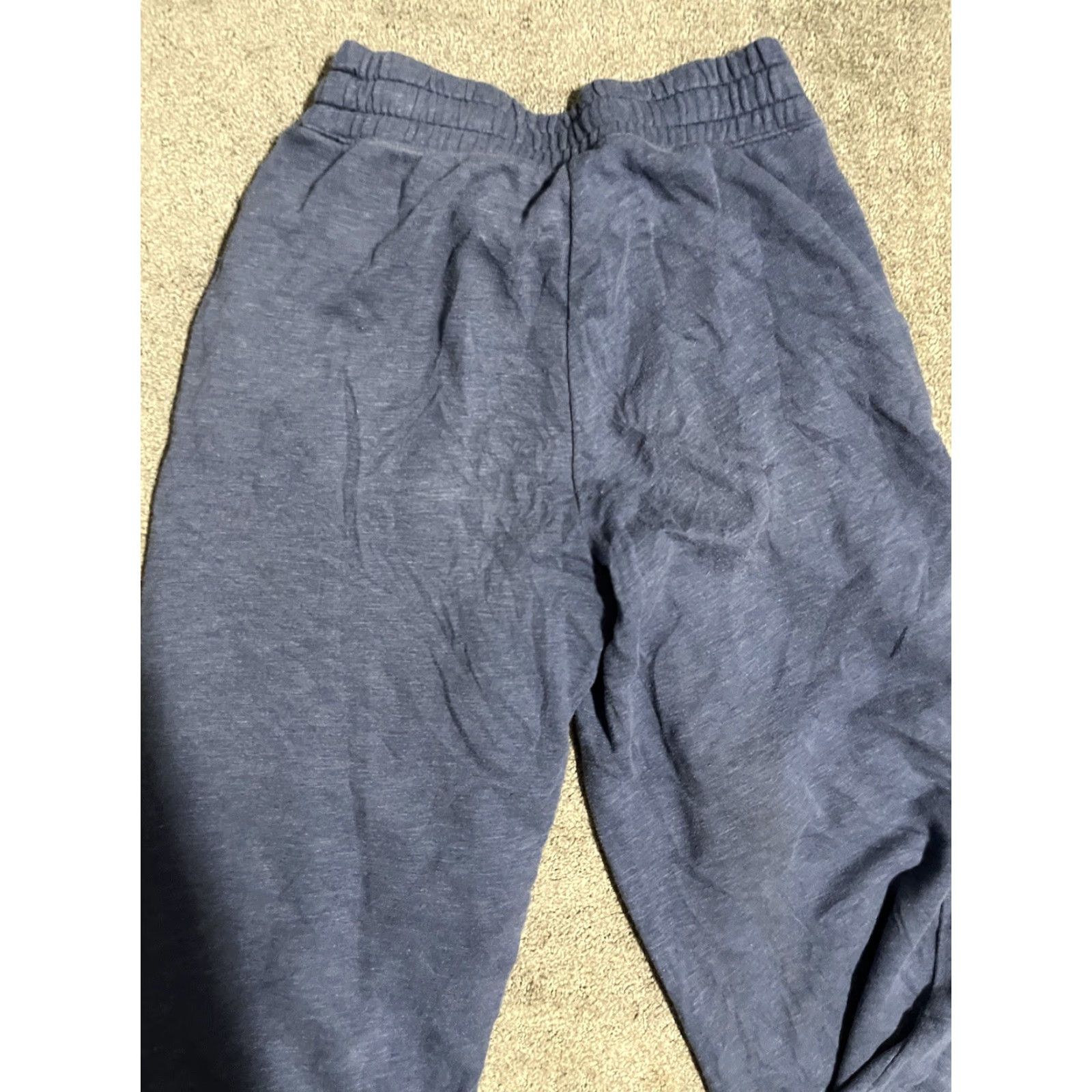 American Eagle Outfitters VINTAGE American Eagle Outfitters Blue Sweatpants Logo Womens XS Slim Tapered Activewear Fall Winter Size 26" / US 2 / IT 38 - 4 Thumbnail