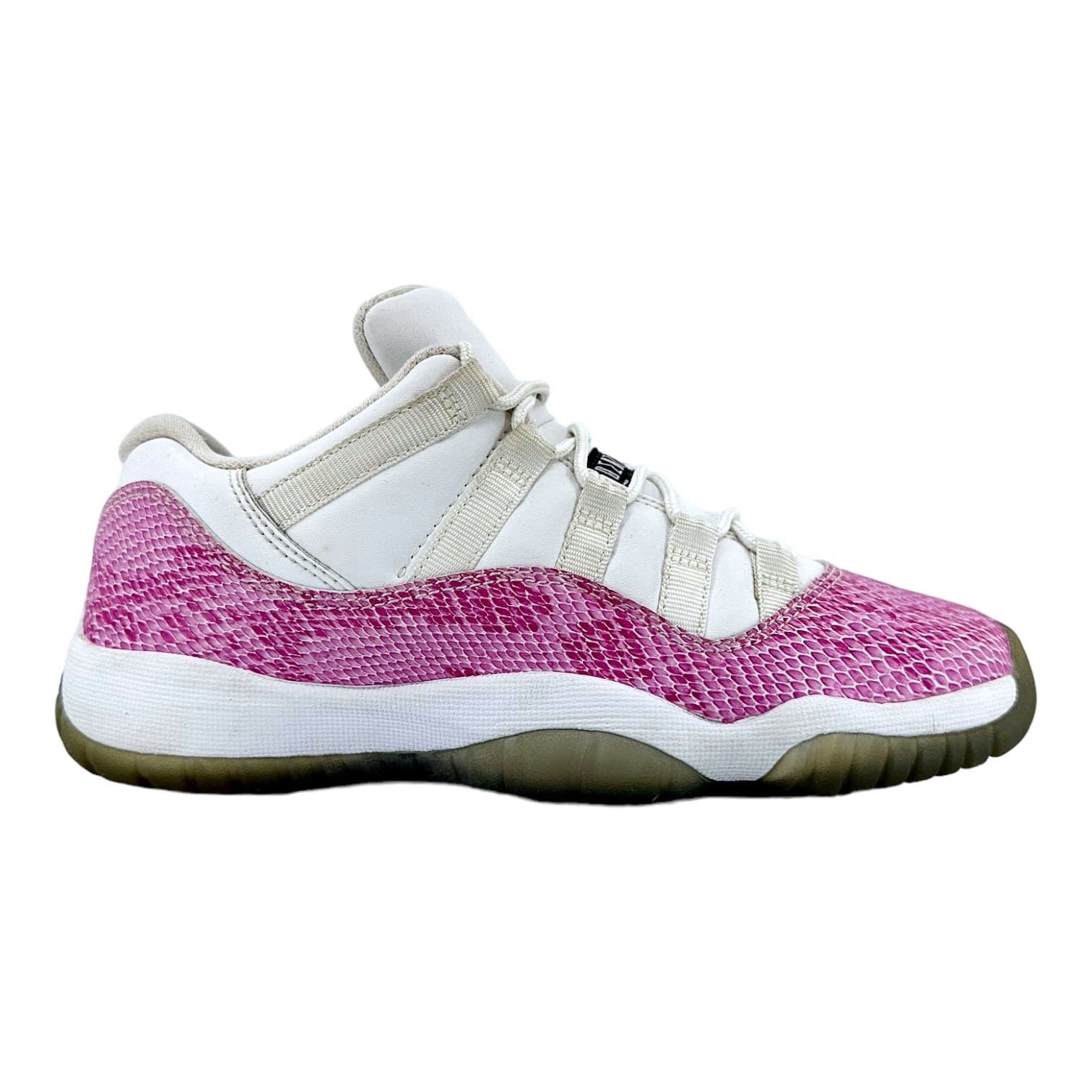 Nike 11 Retro Low Pink Snakeskin (2013) (GS) Size US 5 / EU 37 - 1 Thumbnail