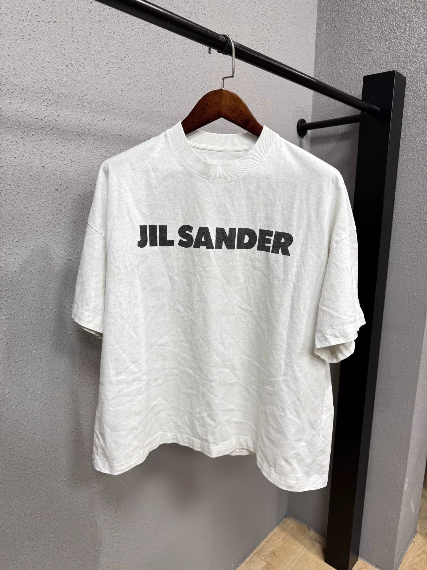 Jil Sander Jil Sander Slogan Short-Sleeve Top Size US L / EU 52-54 / 3 - 1 Thumbnail