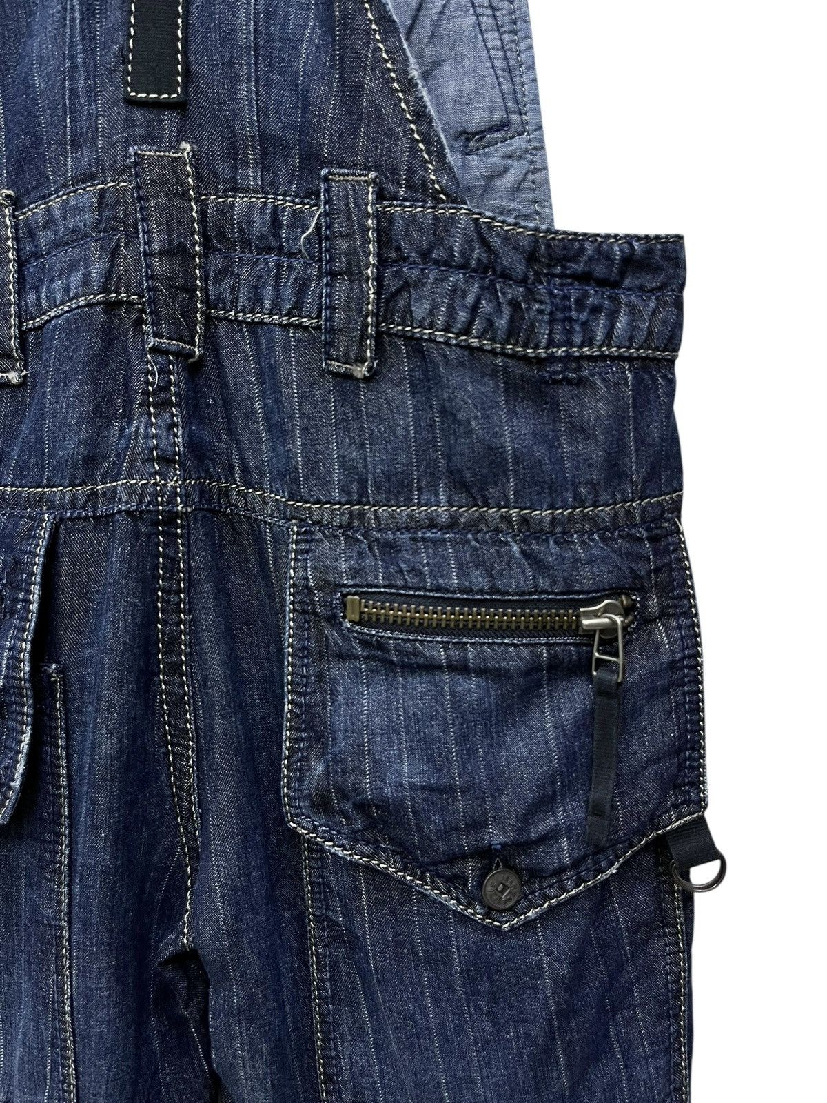 Marithe + Francois Girbaud Archive Marithe Francois Girbaud Structured Denim Overall S Size 30" / US 8 / IT 44 - 13 Thumbnail