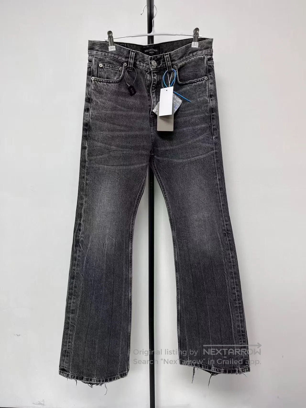Balenciaga Balenciaga Black Flared Jeans for Men. Size US 26 / EU 42 - 1 Thumbnail