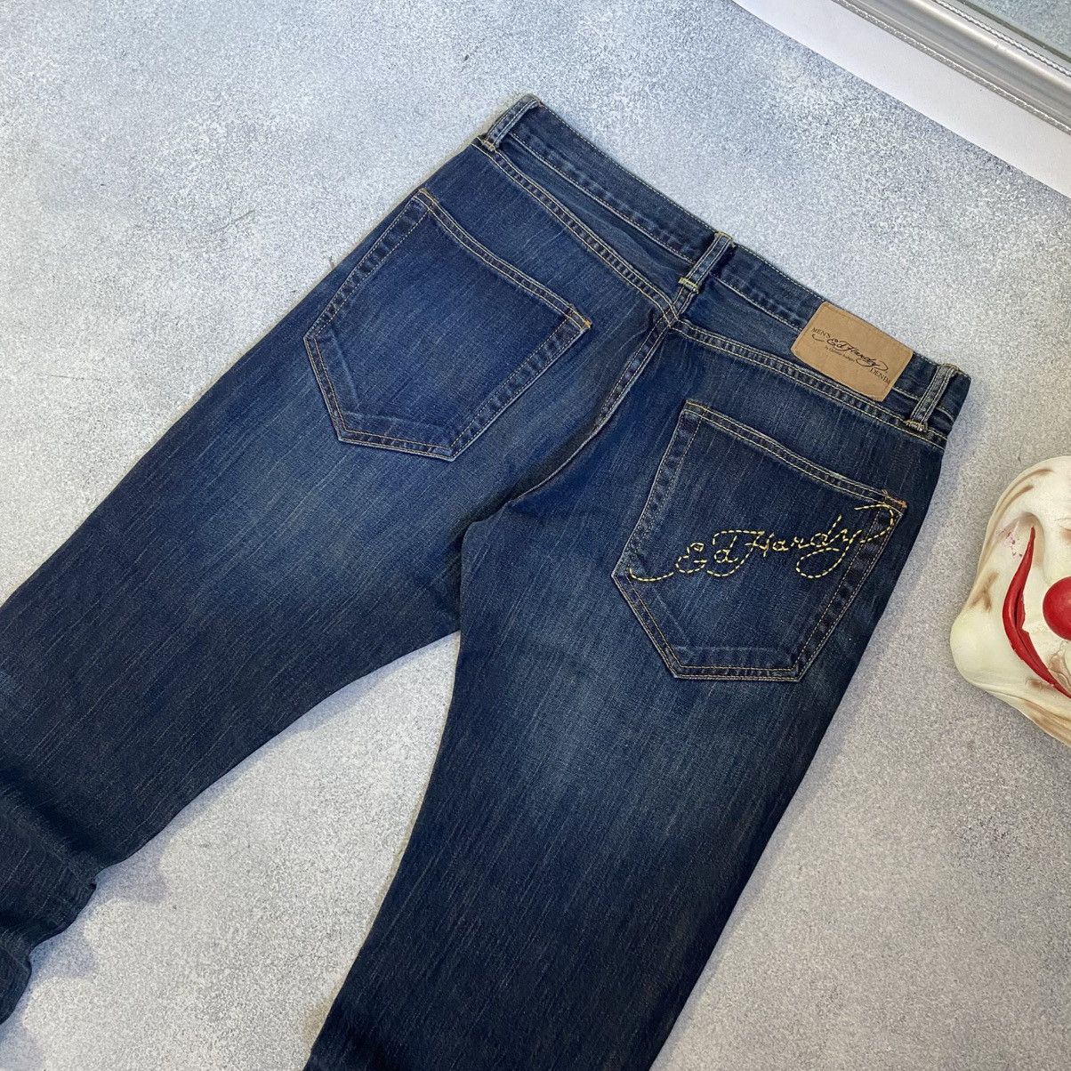 Ed Hardy Vintage Ed Hardy Denim Jeans Baggy Japanese Y2K Size US 34 / EU 50 - 3 Thumbnail