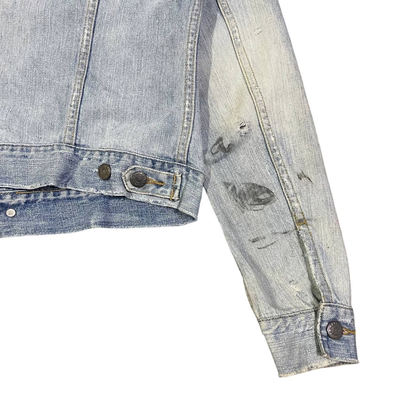 Polo Ralph Lauren Crazy Thrashed Ralph Lauren Trucker Denim Jacket Vintage Size US XS / EU 42 / 0 - 18 Thumbnail