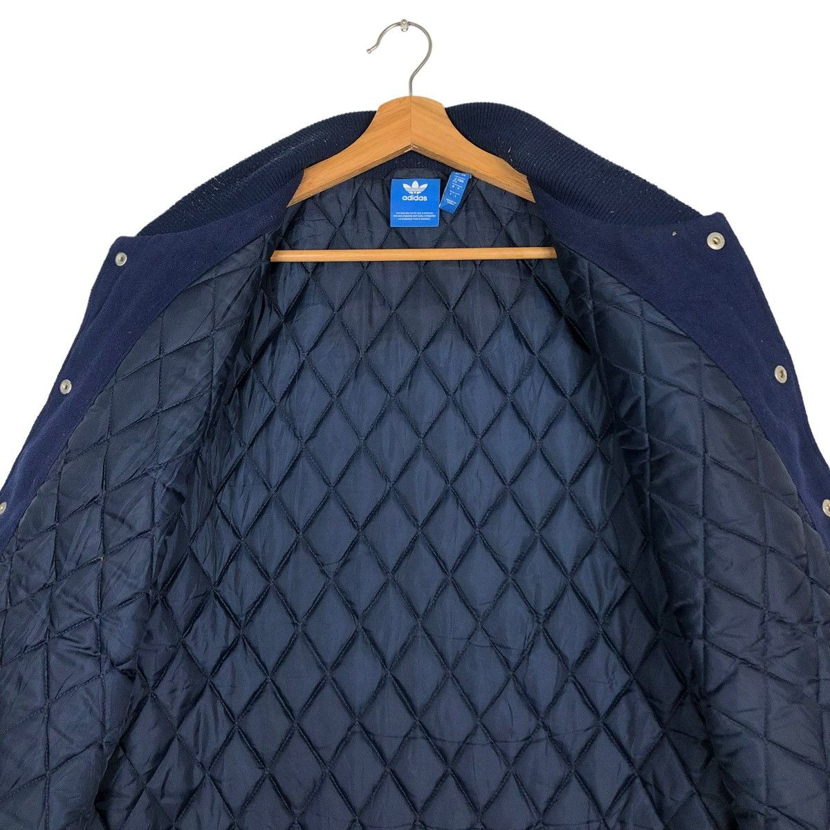 Adidas 🔥VINTAGE VARSITY JACKET ADIDAS BIG LOGO FULL PRINT Size US M / EU 48-50 / 2 - 14 Thumbnail