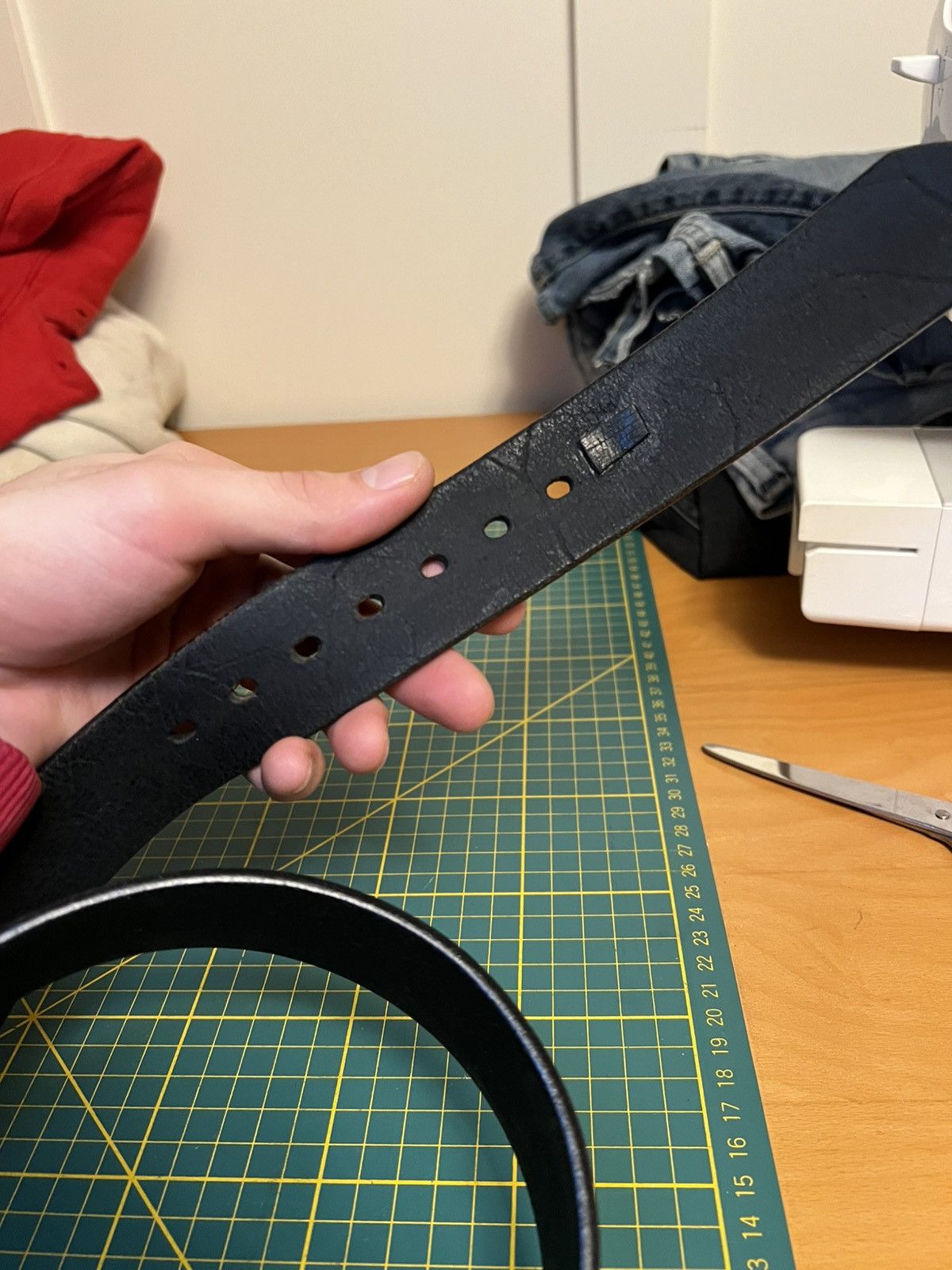 Vintage Vintage Apache thick leather belt Size ONE SIZE - 5 Thumbnail