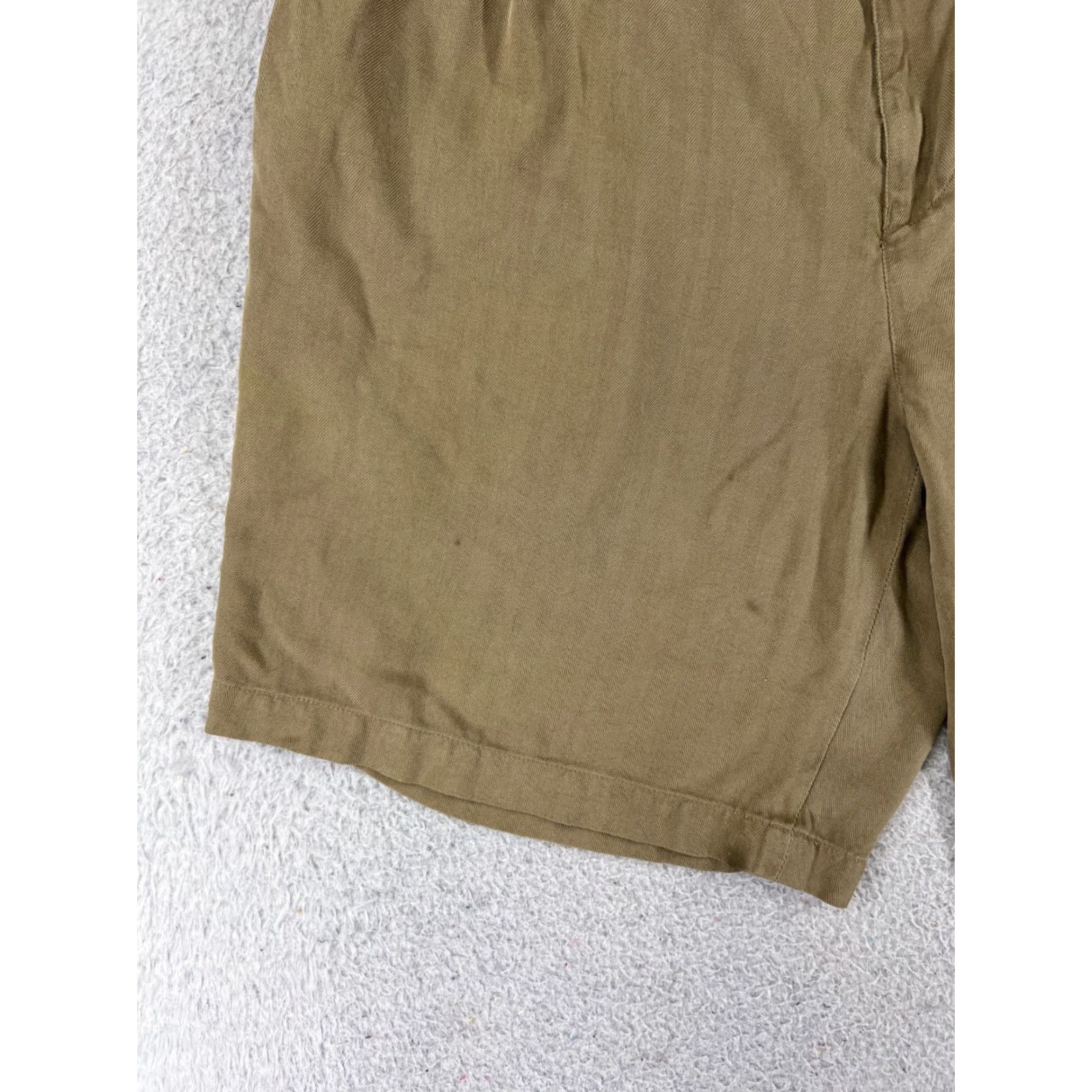 Tommy Bahama Tommy Bahama Shorts Men 34 Brown Silk Chino Herringbone 32x9 READ Size US 34 / EU 50 - 3 Thumbnail