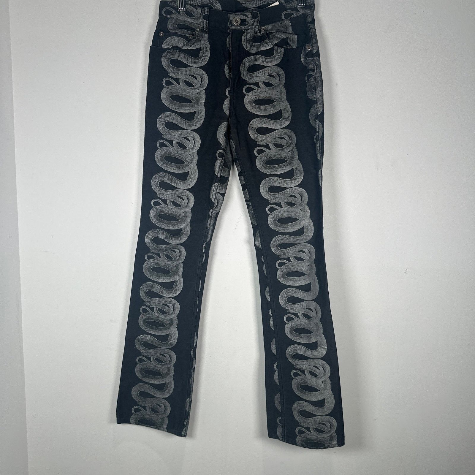 Hysteric Glamour Hysteric Glamour Snake Denim Jeans Size 27 Size US 27 - 1 Thumbnail