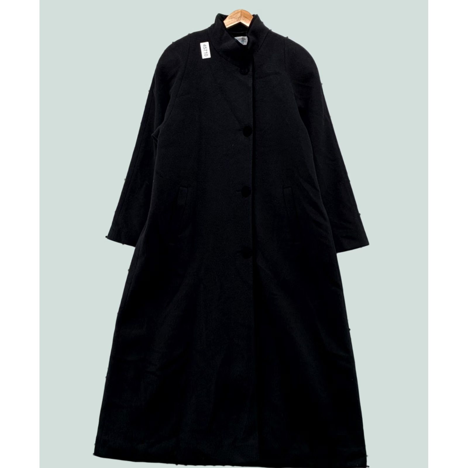 Vintage VINTAGE Forecaster of Boston Wool Overcoat Womens 10 Black Coat Long Wool USA 100% Pure Wool 100% Pure Wool Boston Overcoat Womens 10 Black USA Size L / US 10 / IT 46 - 1 Thumbnail