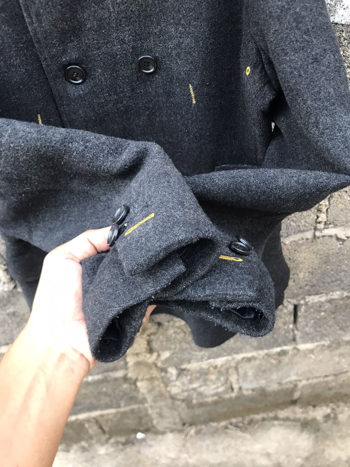 Boycott ⚡️Boycott Hooded Wool Double Breast Trench Coat Size US L / EU 52-54 / 3 - 7 Thumbnail