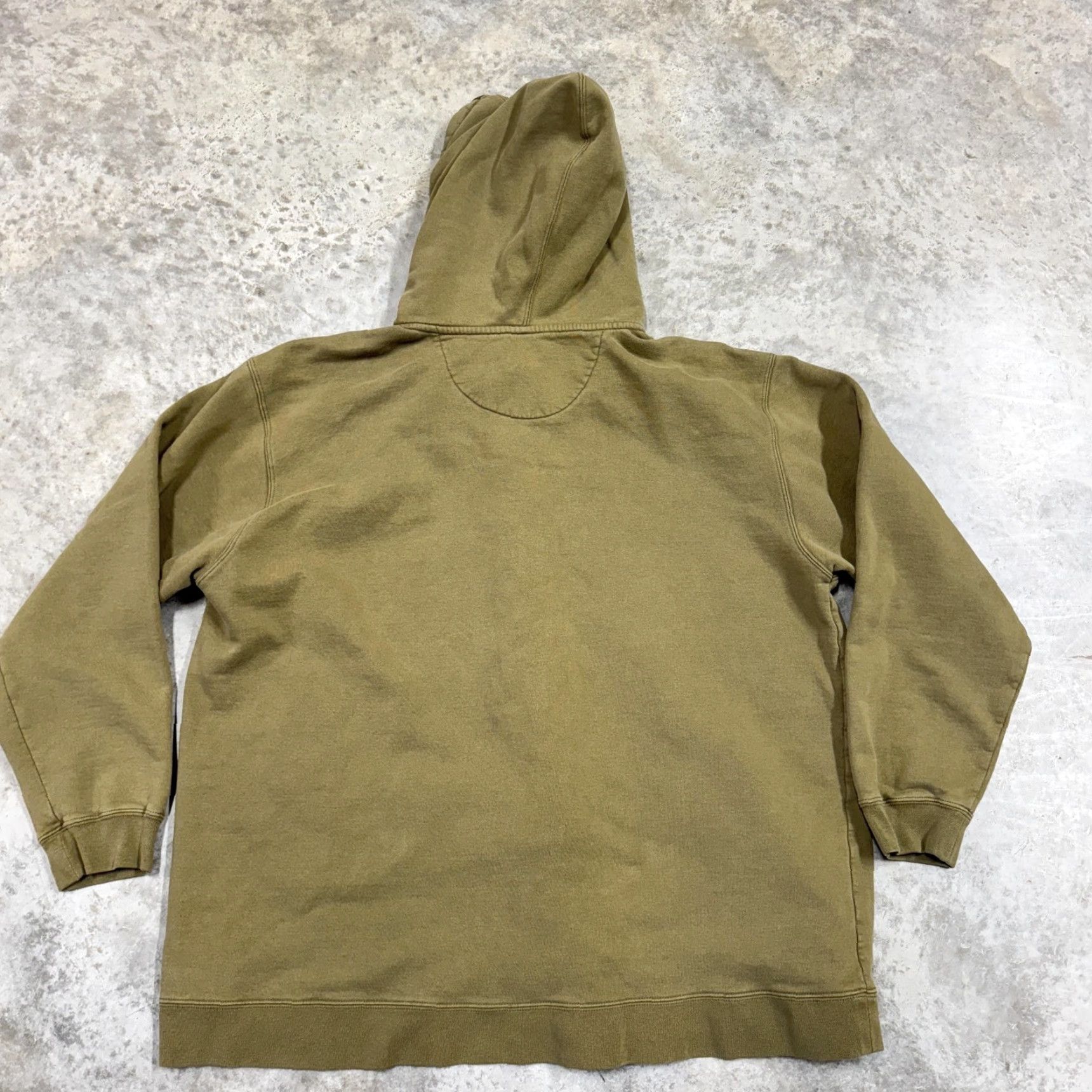 Dickies Dickies Hoodie Mens 2XL Full Zip Green Graphic Print Hooded Pockets Fleece Cotton Polyester Vintage No Size US XXL / EU 58 / 5 - 6 Thumbnail