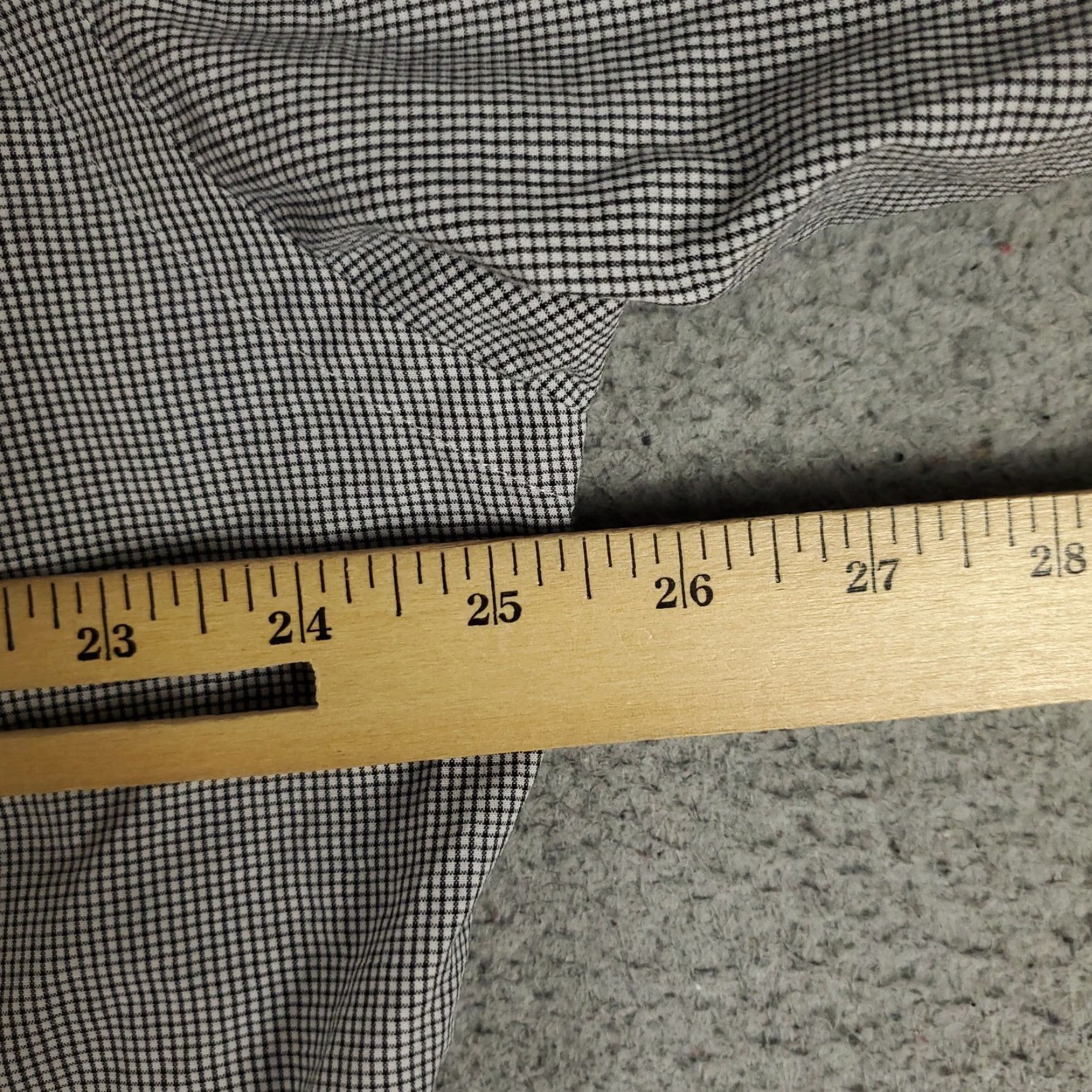 Ralph Lauren Ralph Lauren Dress Shirt Mens 16 Gray Check Long Sleeve Button Up Regular Fit Size 42R - 6 Thumbnail