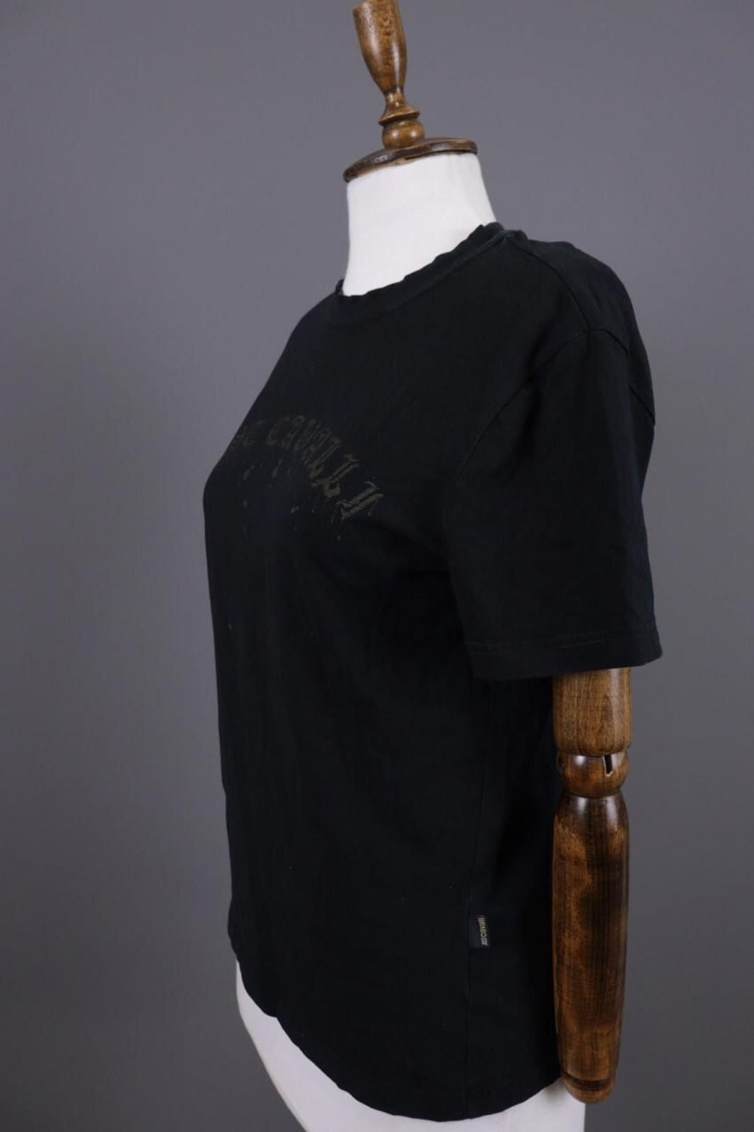 Just Cavalli Just Cavalli Black Big Logo Black T-Shirt Size L Size L / US 10 / IT 46 - 9 Thumbnail