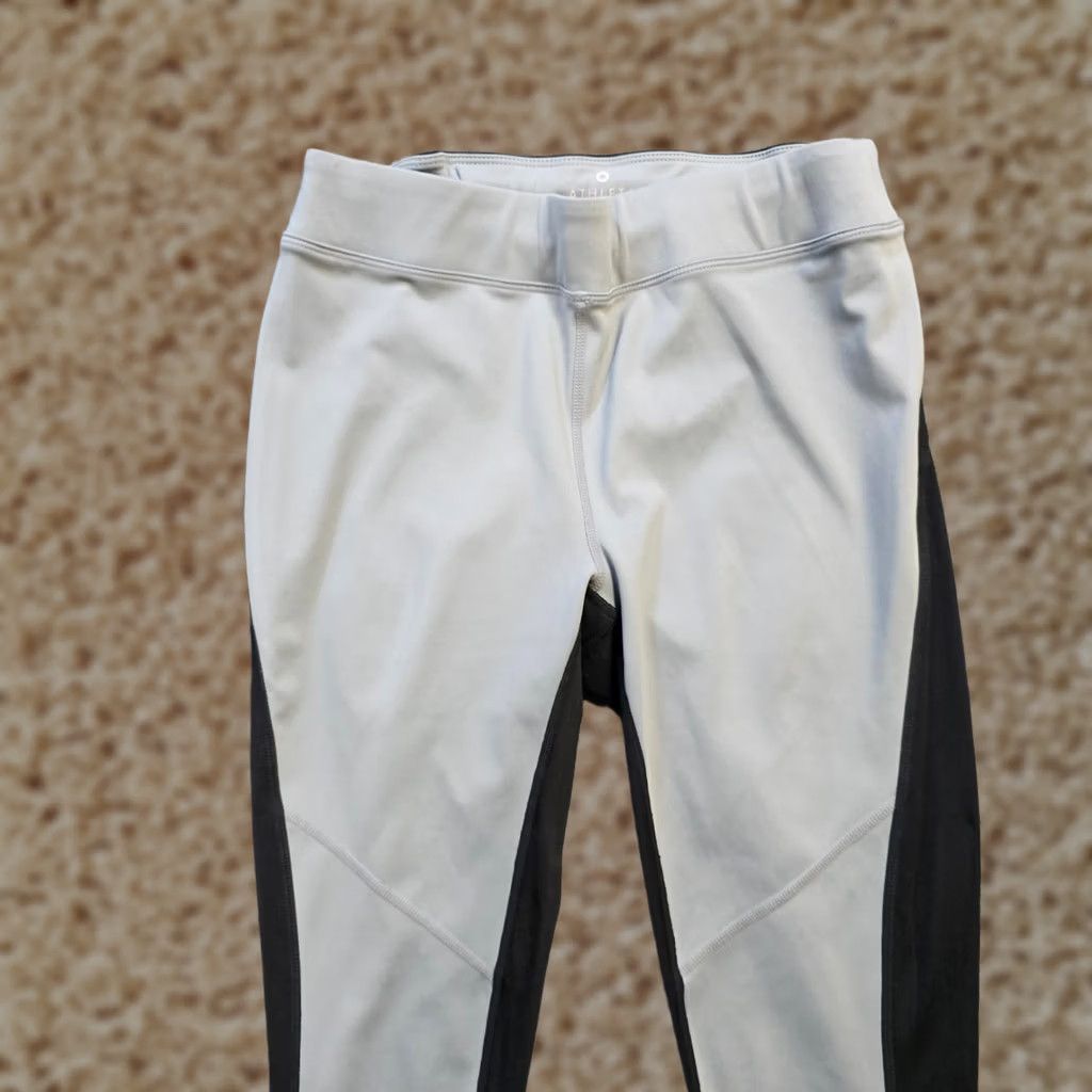Athleta Athleta Women Small Gray Leggings Skinny Zippers Stretch Casual Athletic Size 28" / US 6 / IT 42 - 1 Thumbnail
