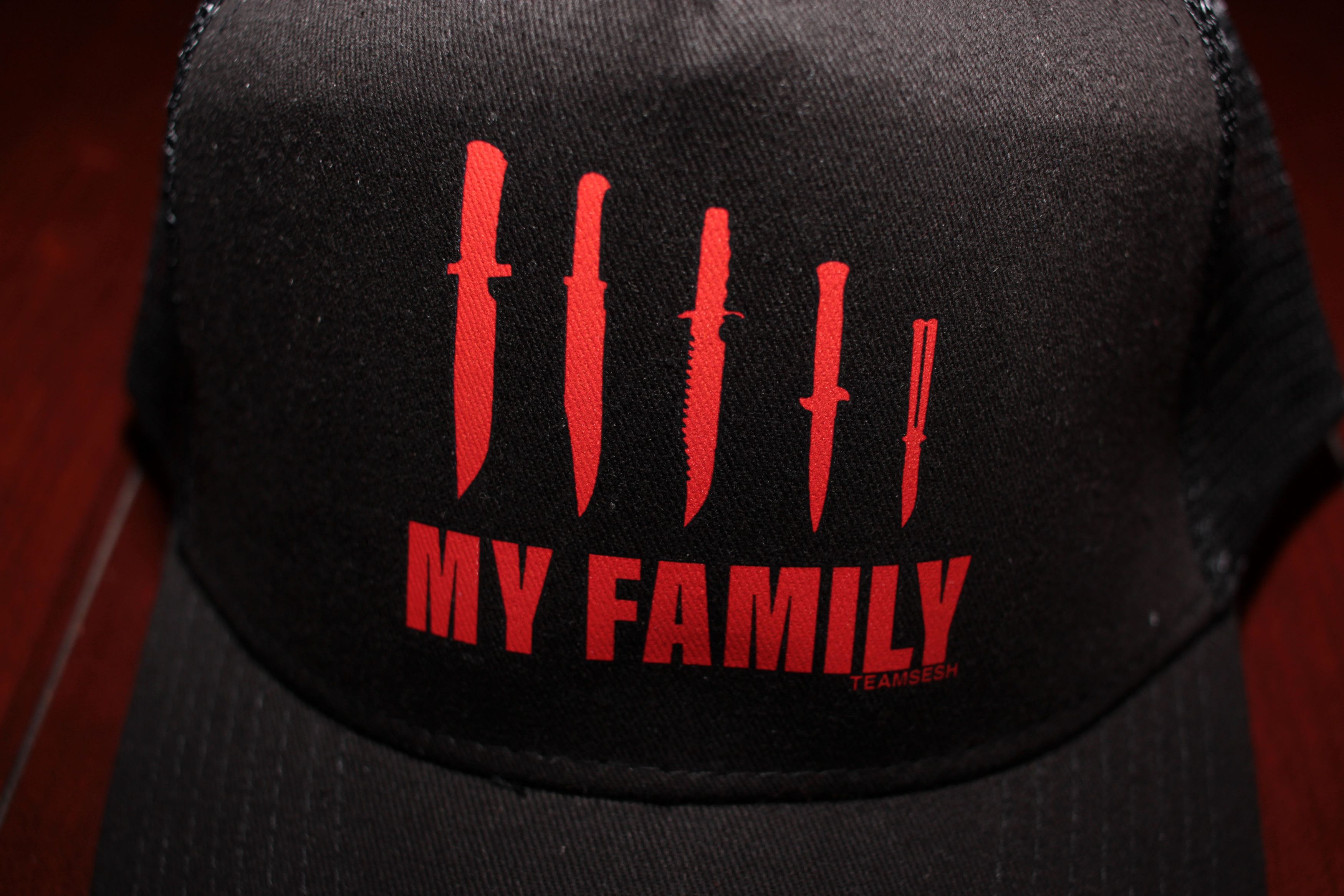 Bones × TeamSESH TeamSESH 'My Family' Embroidered Trucker Hat Size ONE SIZE - 3 Thumbnail