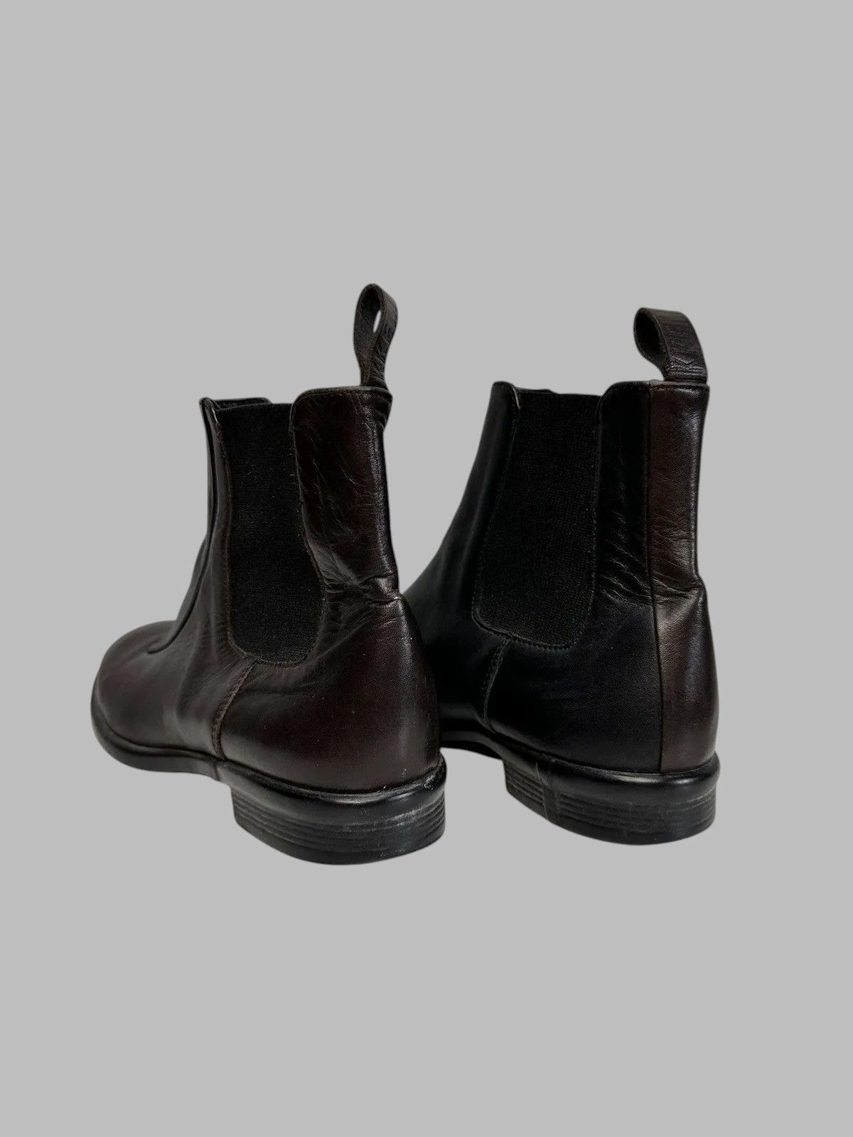 Dirk Bikkembergs Bikkembergs Brown Leather Moto Boots Y2K Futuristic Style Size US 6 / IT 36 - 6 Thumbnail