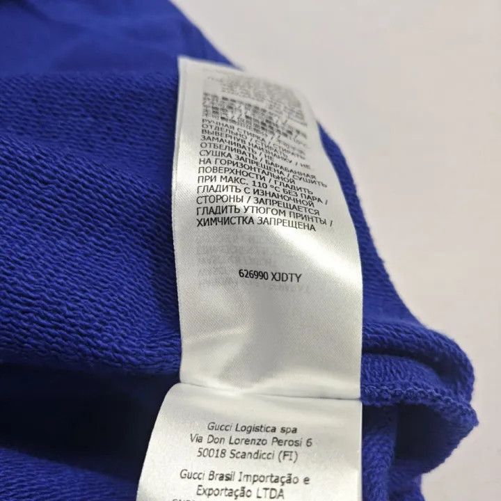 Gucci Gucci GUCCI x THE NORTH FACE Blue Logo Sweatshirt -2506 Size US L / EU 52-54 / 3 - 6 Thumbnail