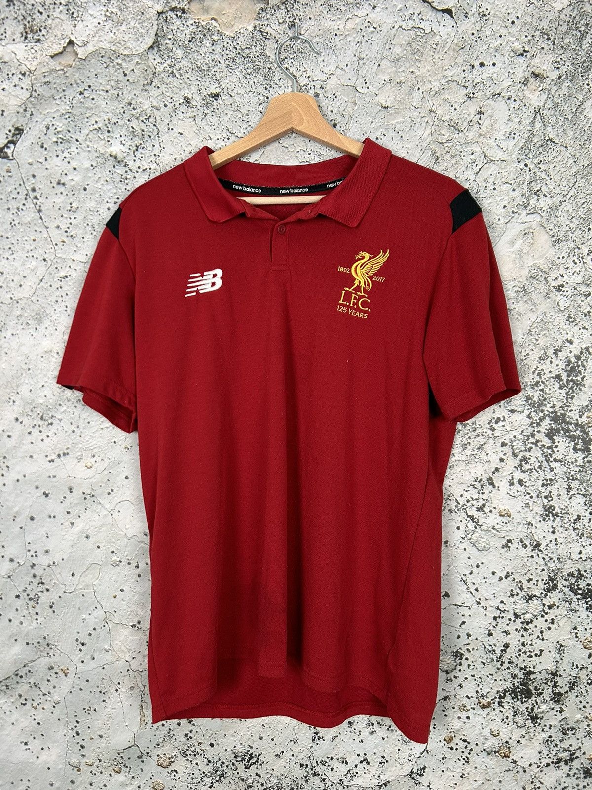 New Balance Liverpool FC Soccer Polo Shirt New Balance Football Retro Size US M / EU 48-50 / 2 - 1 Thumbnail
