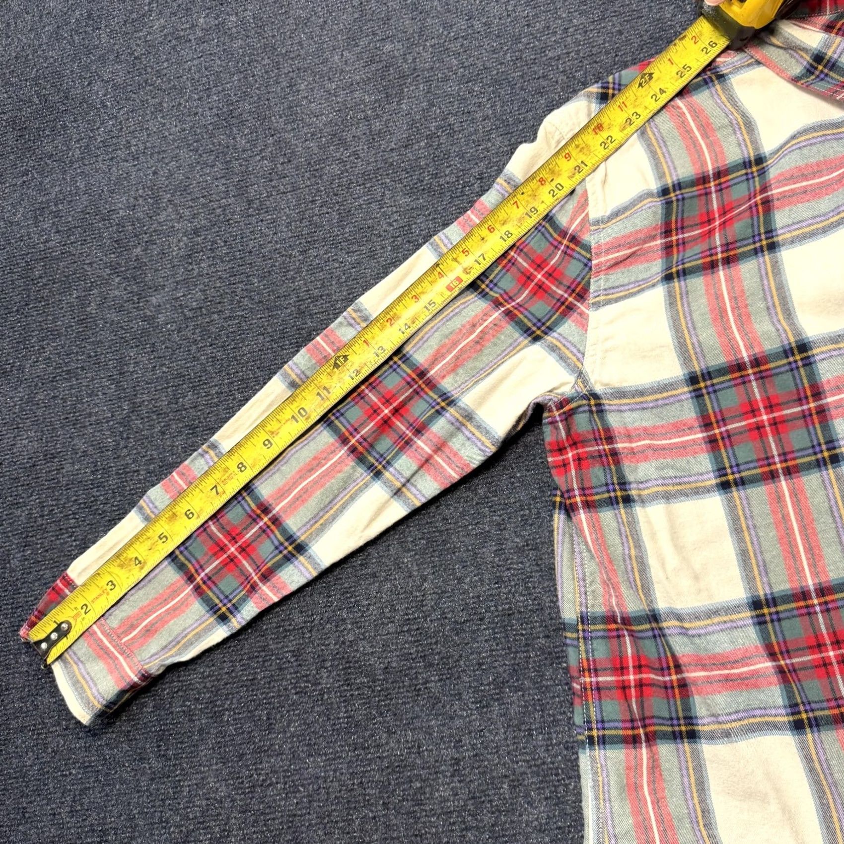 Eddie Bauer Eddie Bauer Shirt Womens XL Multicolor Plaid Button-Up Boyfriend Fit Flannel Size XL / US 12-14 / IT 48-50 - 7 Thumbnail