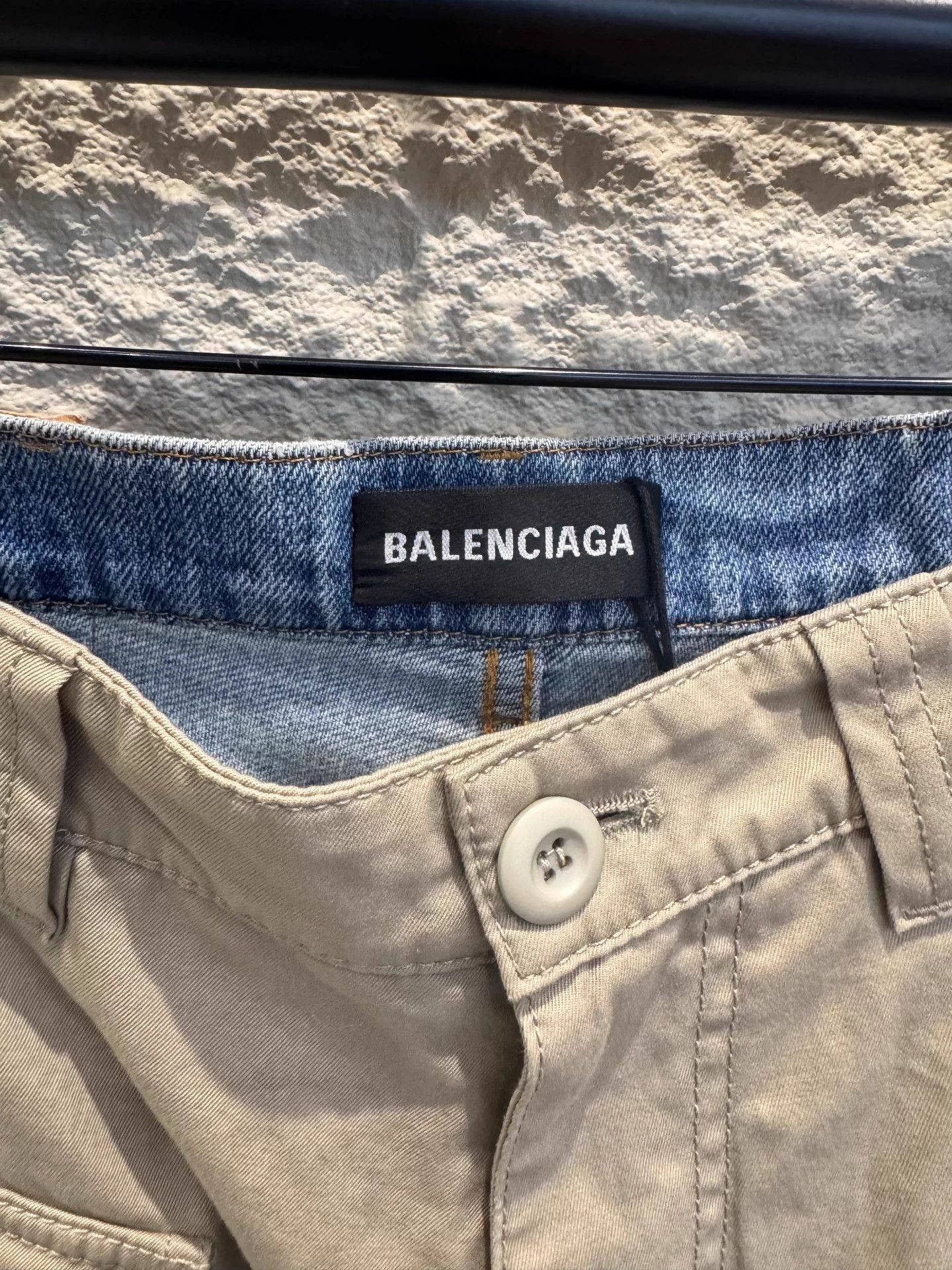 Balenciaga Balenciaga Workwear Denim Panelled Jeans Size 29" - 2 Thumbnail