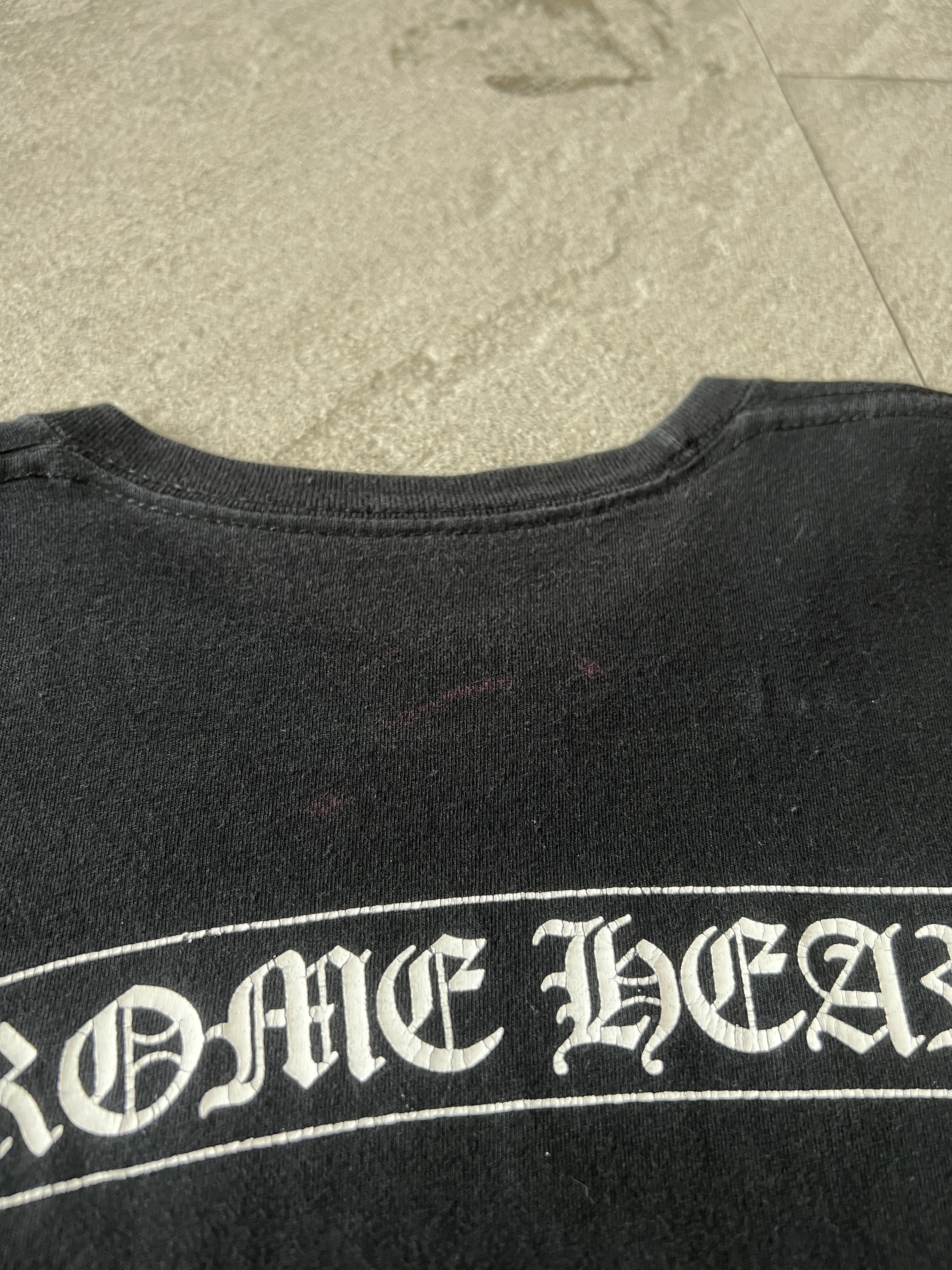 Chrome Hearts Chrome Hearts Scroll Logo Pocket Tee Black Small Size US S / EU 44-46 / 1 - 6 Thumbnail