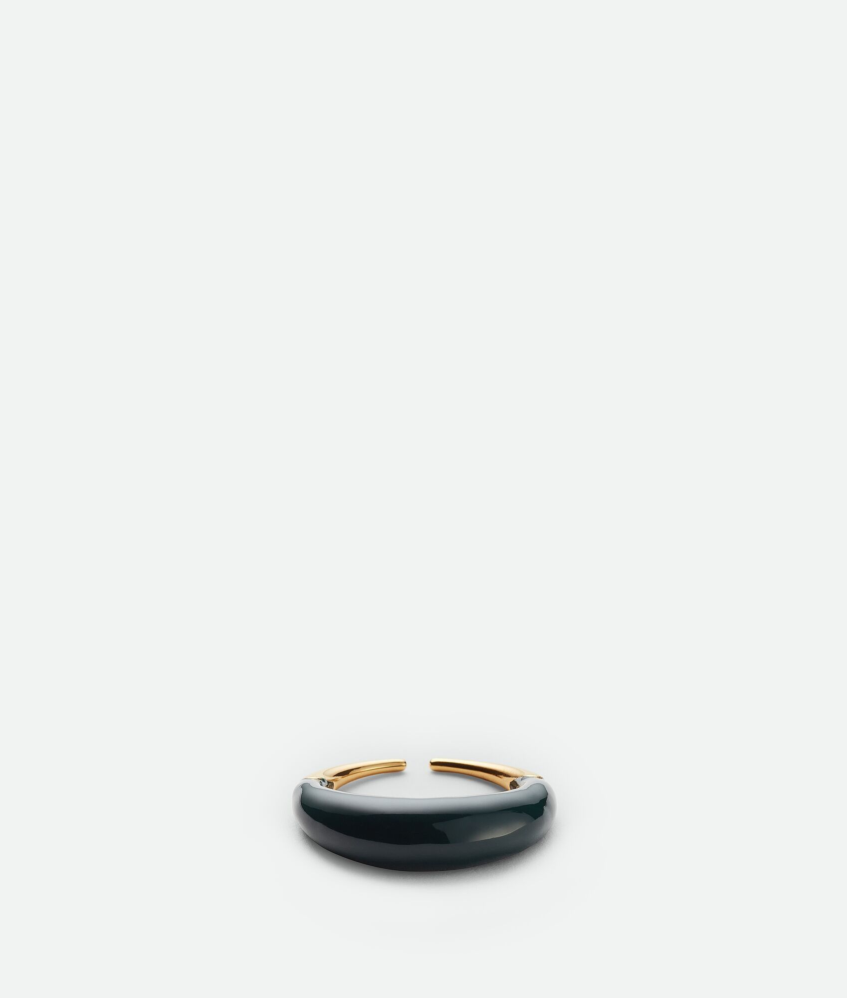 Bottega Veneta o1n1vont0425 Size: 15 / Spine Ring in Dark Green Size ONE SIZE - 4 Thumbnail
