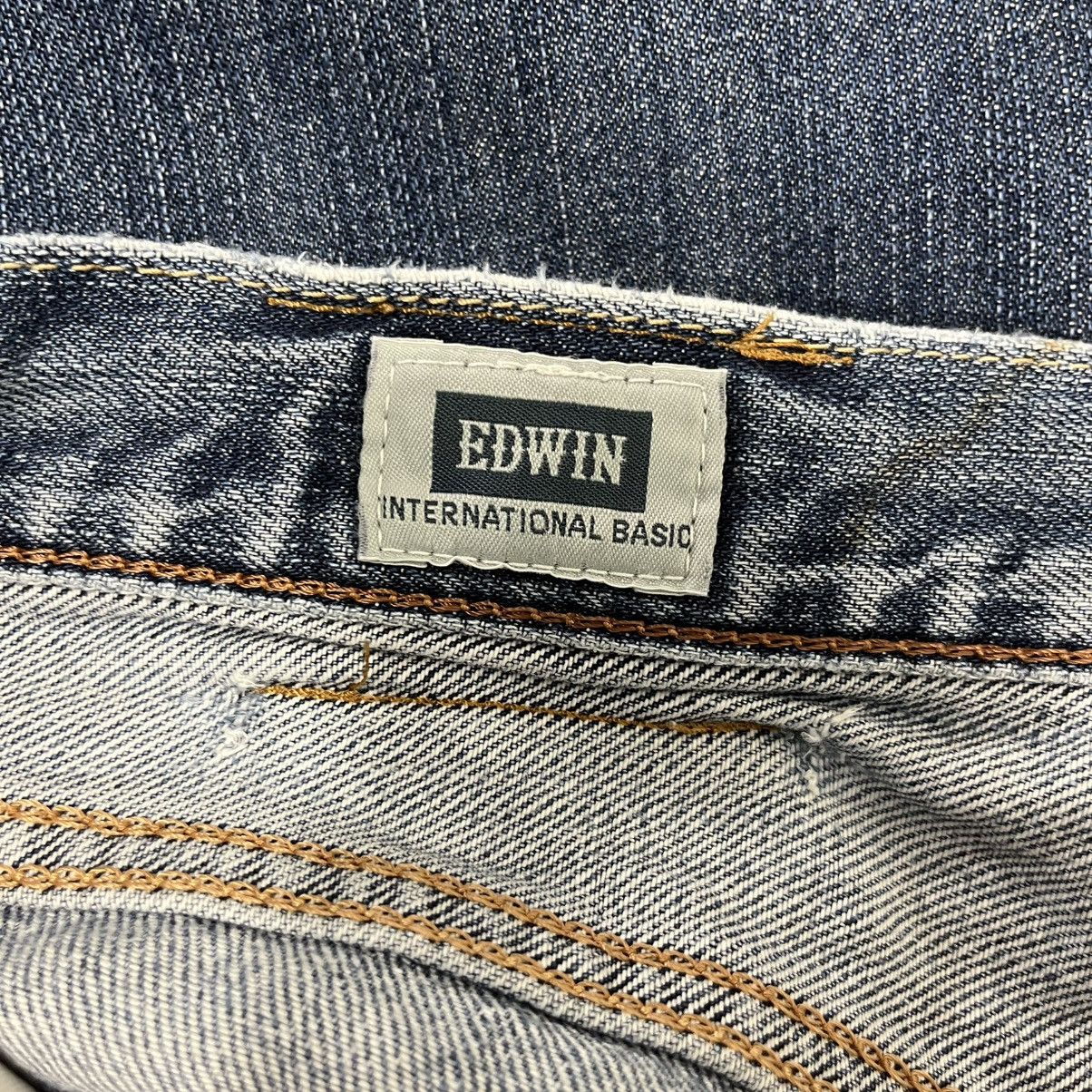 Edwin Vintage Edwin Sashiko Rare Design Workwear Denim Jeans Size US 34 / EU 50 - 15 Thumbnail