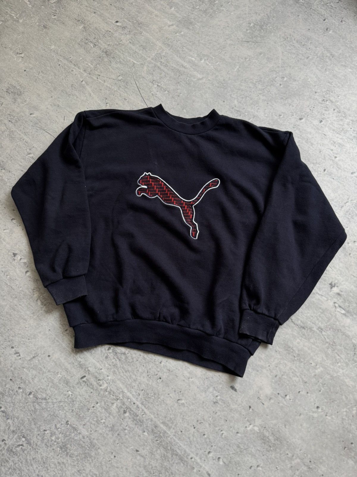 Japanese Brand × Puma × Vintage Sweatshirt vintage PUMA RARE BIG LOGO Size US L / EU 52-54 / 3 - 1 Thumbnail