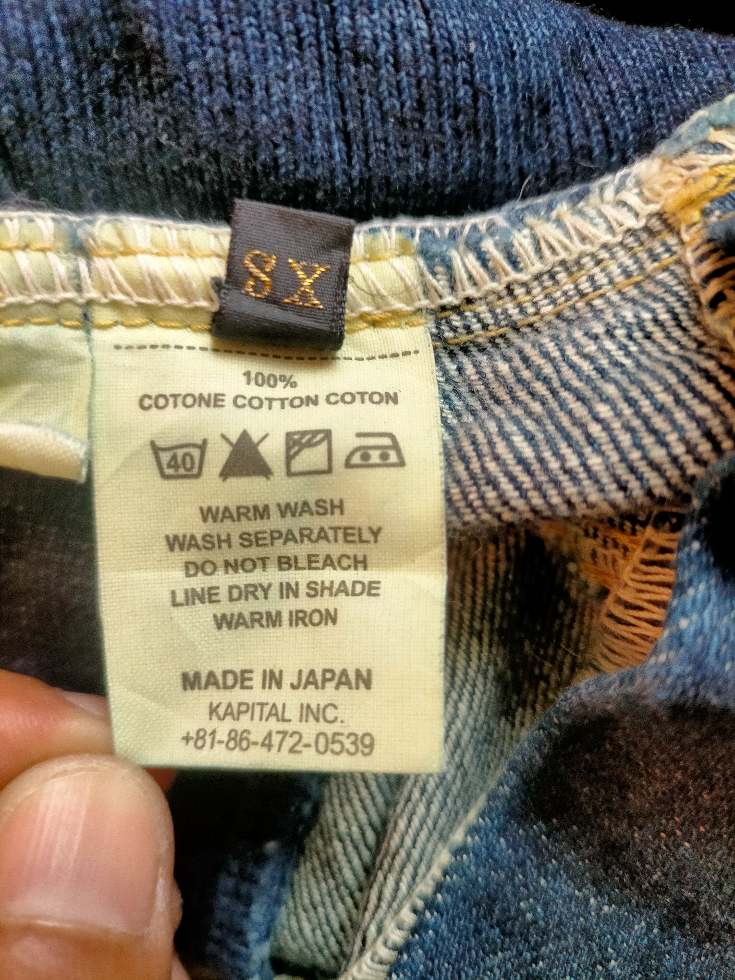 Kapital Kapital Denim Sarouel Jeans Pants Size US 32 / EU 48 - 15 Thumbnail