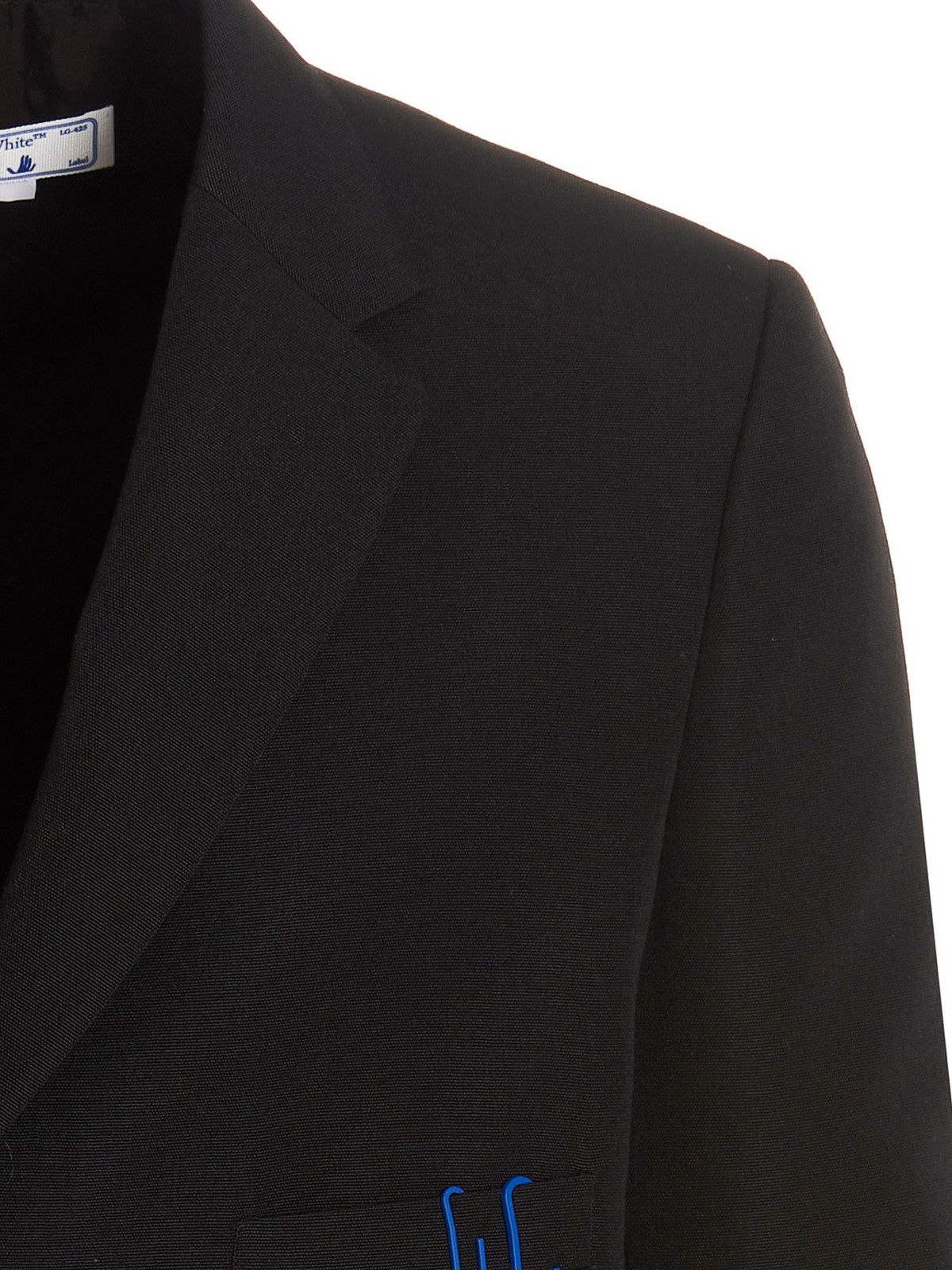 Off-White o1y0225 Blazer in Black Size US M / EU 48-50 / 2 - 2 Thumbnail