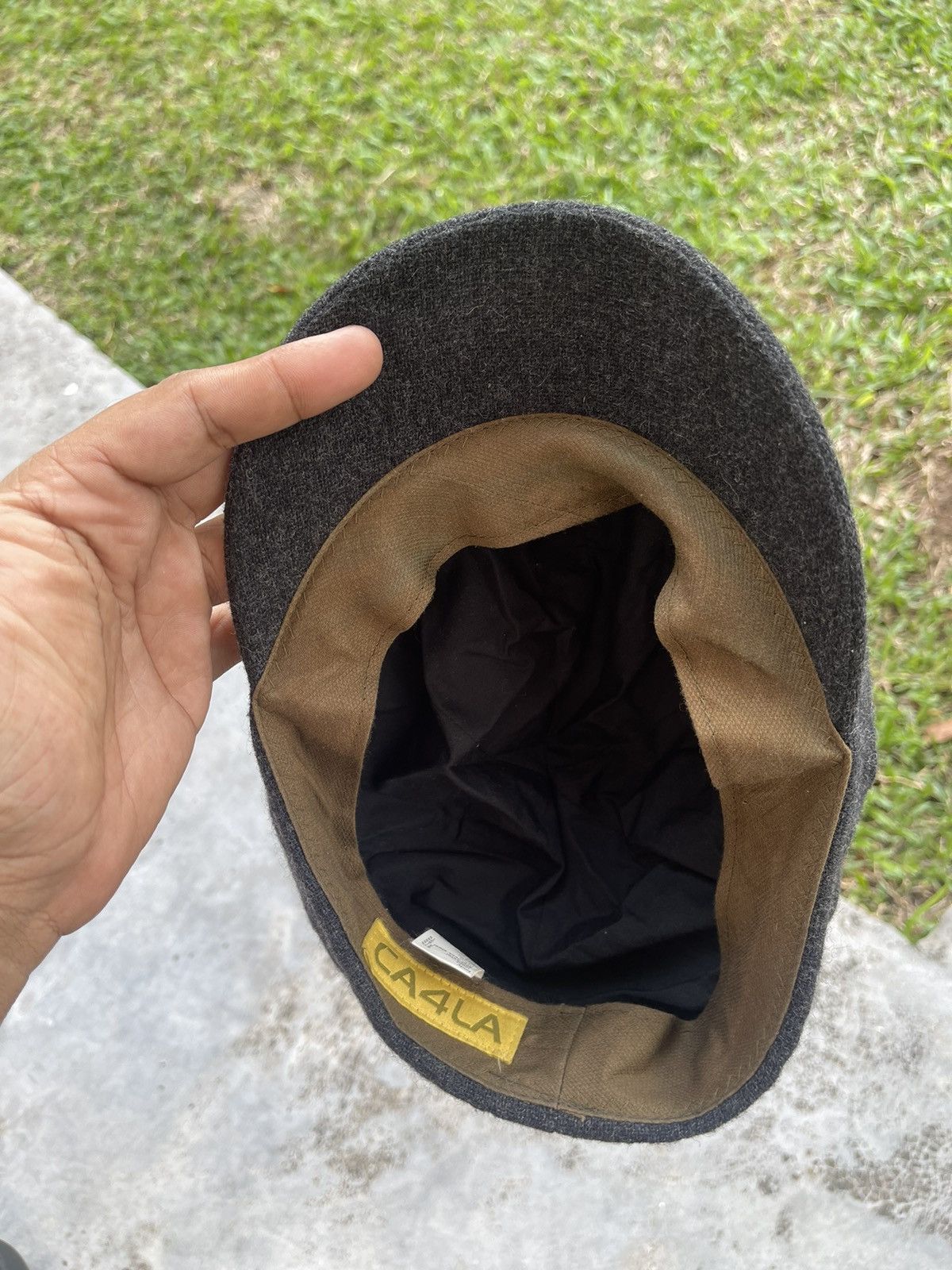 CA4LA × Japanese Brand × Vintage CA4LA Newsboy Cap Wool 60’s French Gangster 57cm Size ONE SIZE - 9 Thumbnail