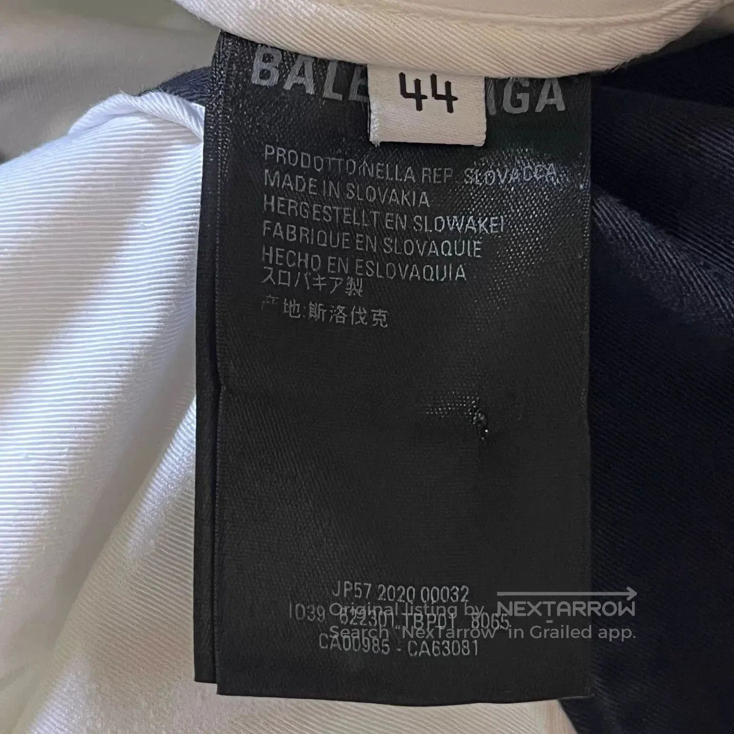 Balenciaga Balenciaga Embroidered Logo Varsity Jacket. Size US XL / EU 56 / 4 - 4 Thumbnail
