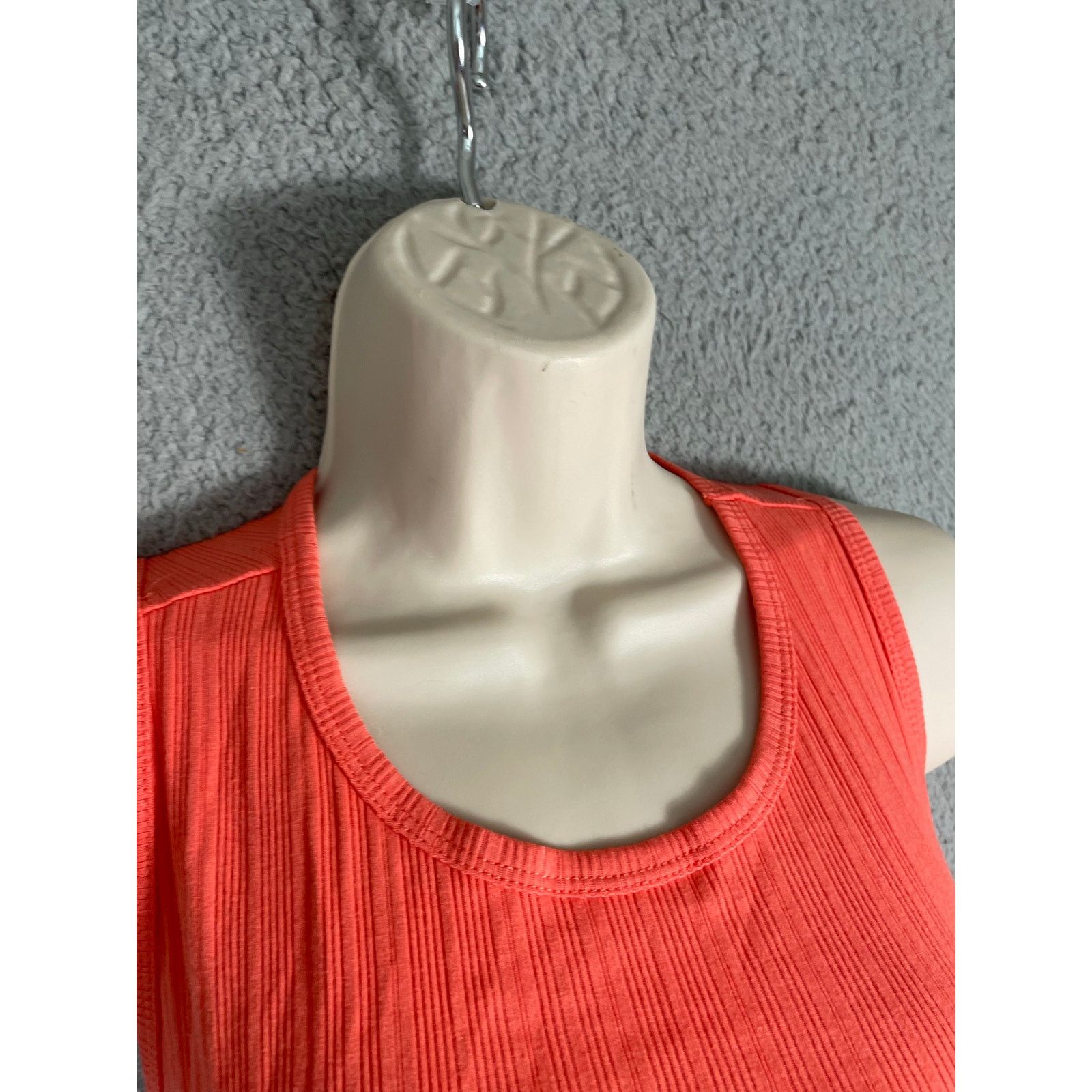 Other Fashion Nova Women's 1X Orange Cutout Ribbed Bodycon Dress Size XL / US 12-14 / IT 48-50 - 6 Thumbnail