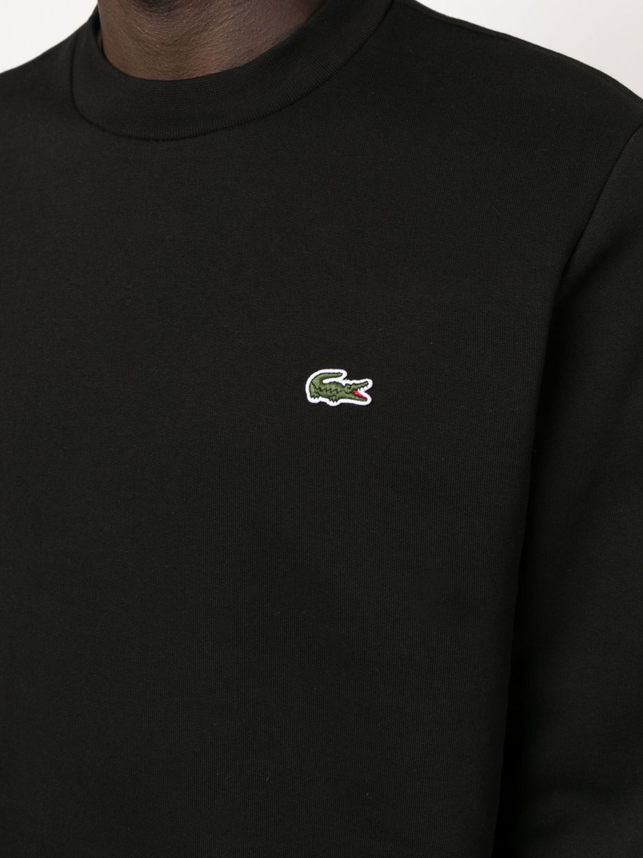 Lacoste o1s22i1n1124 Classic Fit Crewneck Sweatshirt in Black Size US XL / EU 56 / 4 - 5 Thumbnail