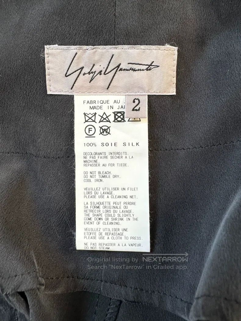 Yohji Yamamoto Yohji Yamamoto size 2 Silk cropped wide-leg pants Size US 28 / EU 44 - 5 Thumbnail