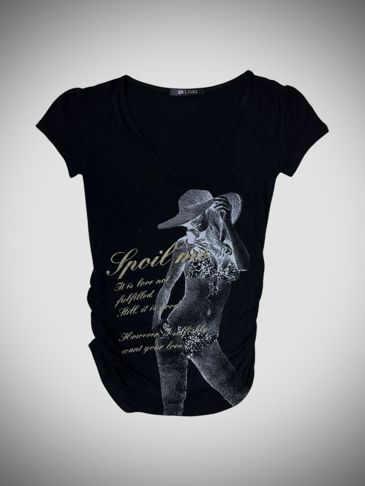 Japanese Brand 2000’s Knick Knack - Overprint Girl Tees Size M / US 6-8 / IT 42-44 - 1 Thumbnail