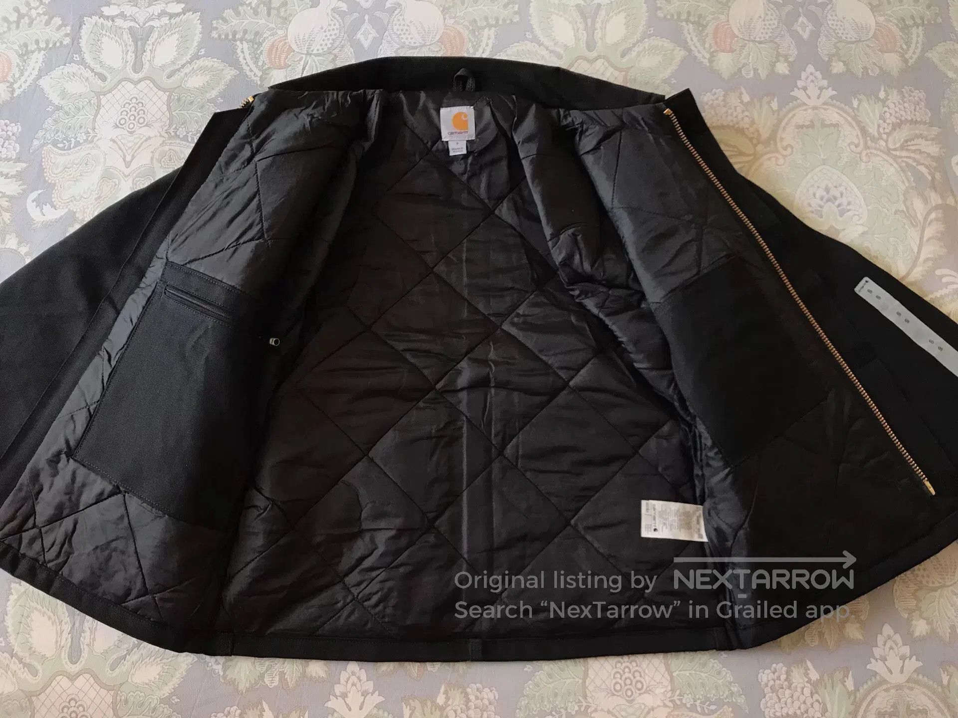 Carhartt Carhartt J002 Black Canvas Work Jacket. Size US S / EU 44-46 / 1 - 3 Thumbnail