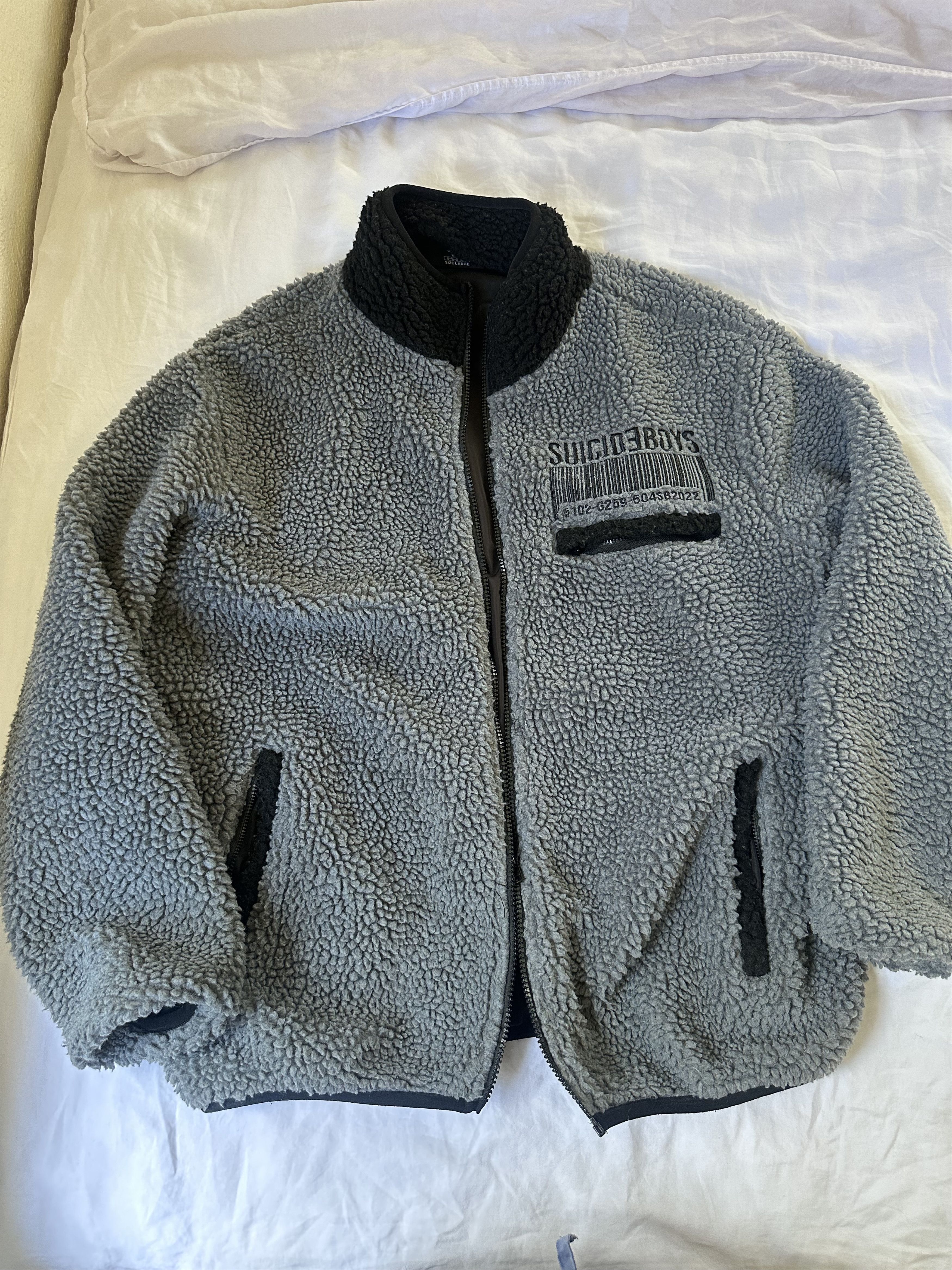 G59 Records $B SELF CHECKOUT SHERPA JACKET - SIZE LARGE Size US L / EU 52-54 / 3 - 1 Thumbnail