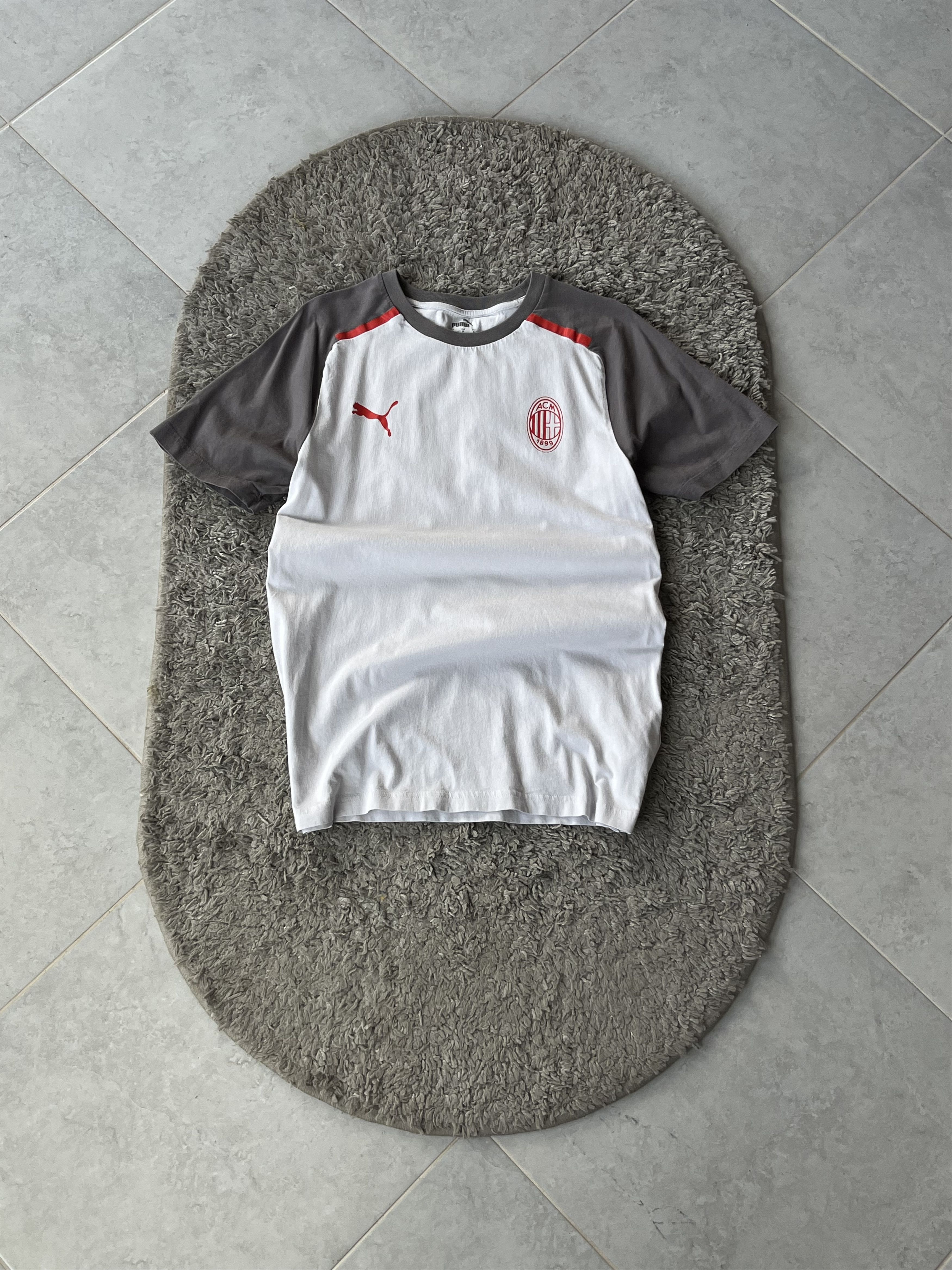 Puma PUMA x AC MILAN Jersey Football T-shirt Casual Grey Size US S / EU 44-46 / 1 - 1 Thumbnail